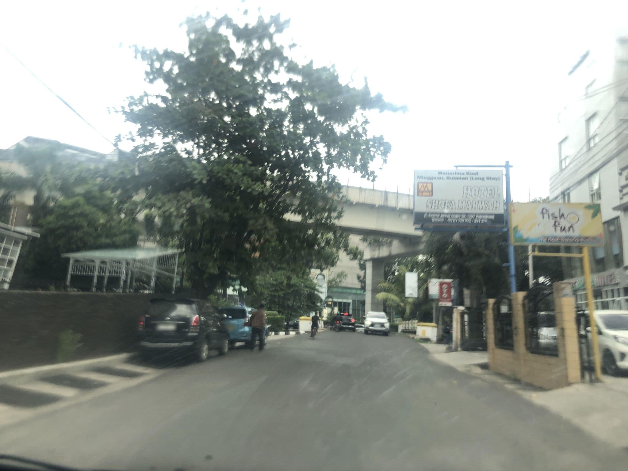Street view near Swimming Pool, Palembang — © rbelladinak_kaart (CC BY-SA · Mapillary)