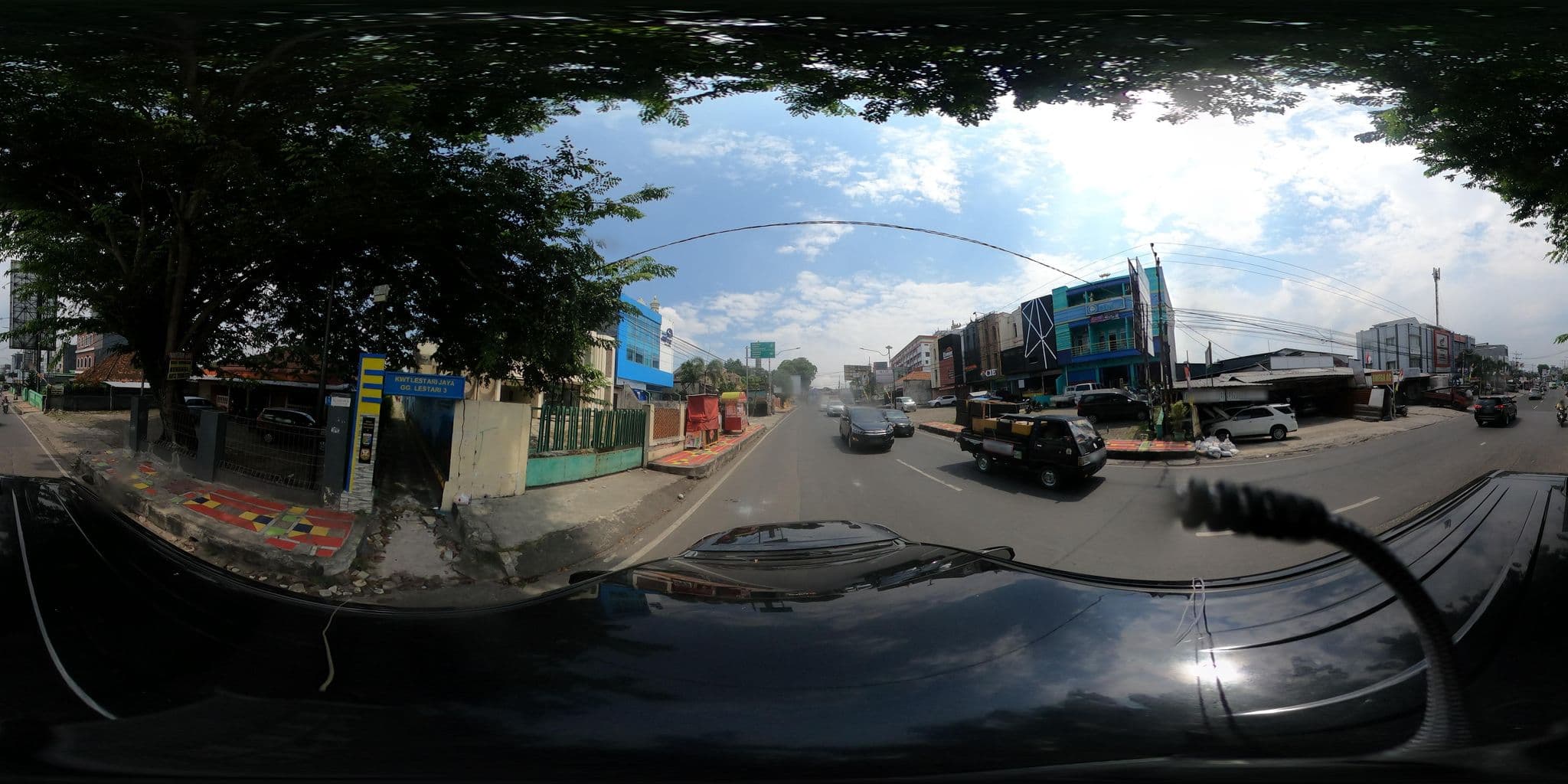 Street view near Hotel Lusy, Bandar Lampung — © kaart_360 (CC BY-SA · Mapillary)