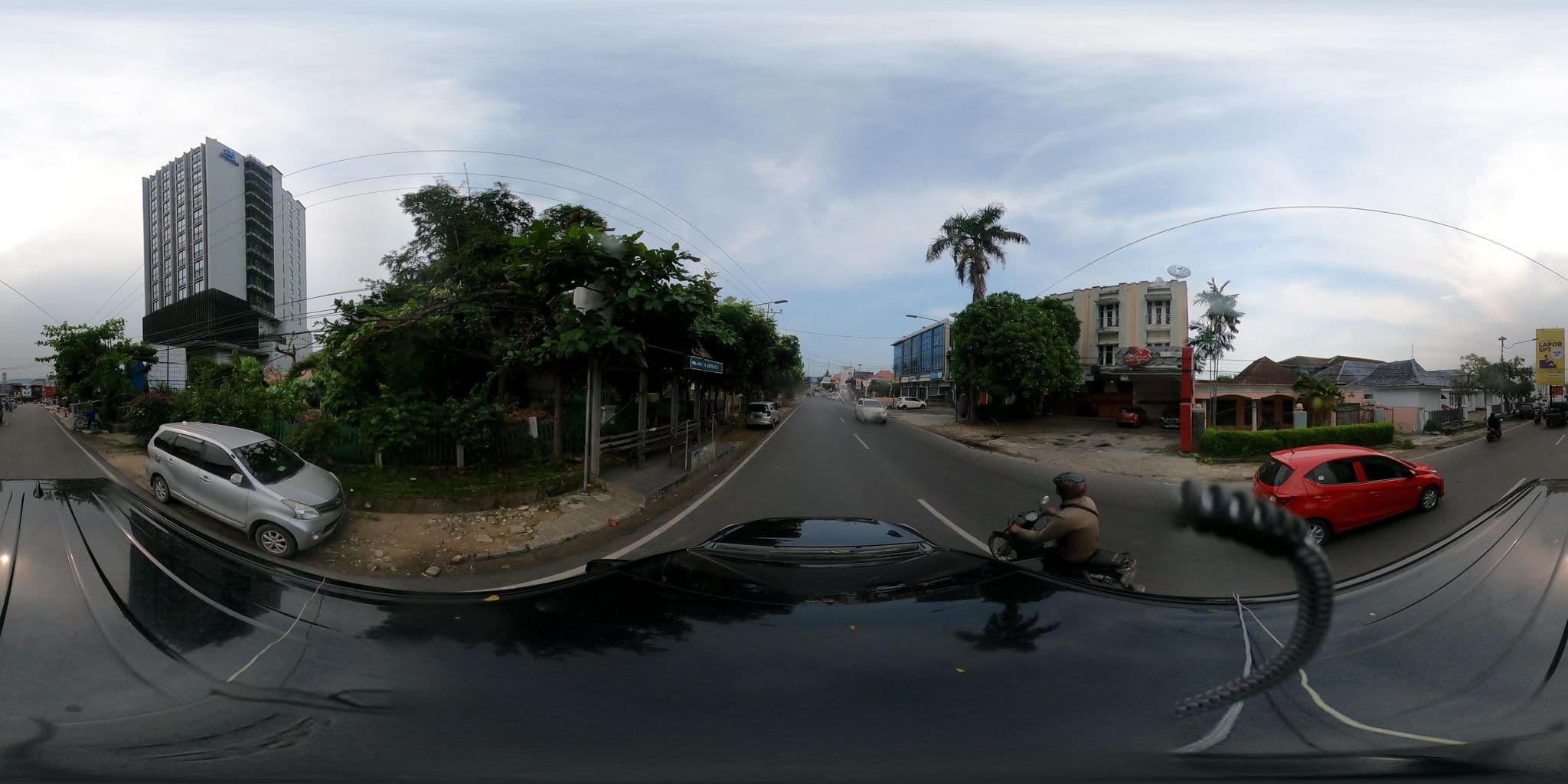 Street view near Batiqa Hotel, Bandar Lampung — © kaart_360 (CC BY-SA · Mapillary)