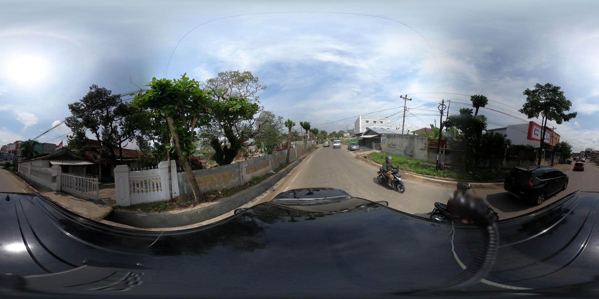Street view near Kridawisata Training Hotel, Bandar Lampung — © kaart_360 (CC BY-SA · Mapillary)