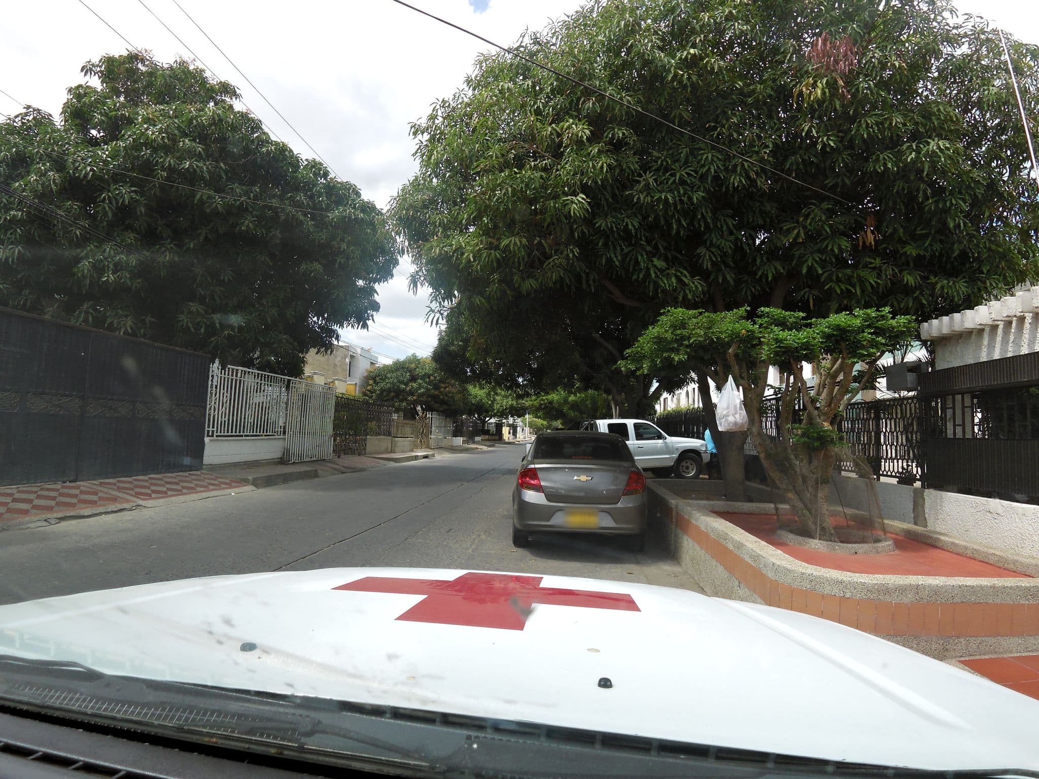 Street view near Hostal Casas, Riohacha