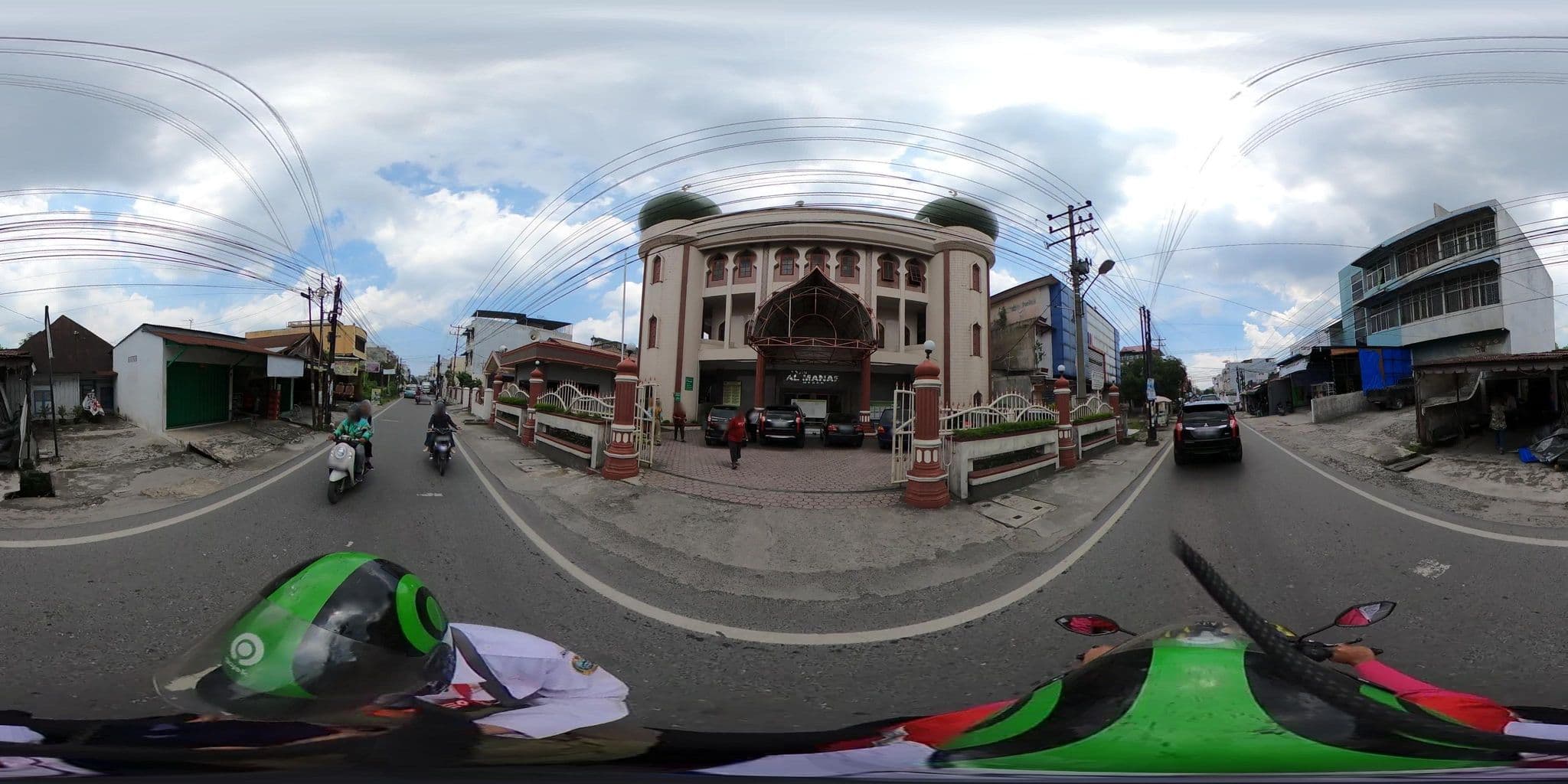 Street view near Hotel Saudara Syariah, Medan — © danbjoseph (CC BY-SA · Mapillary)