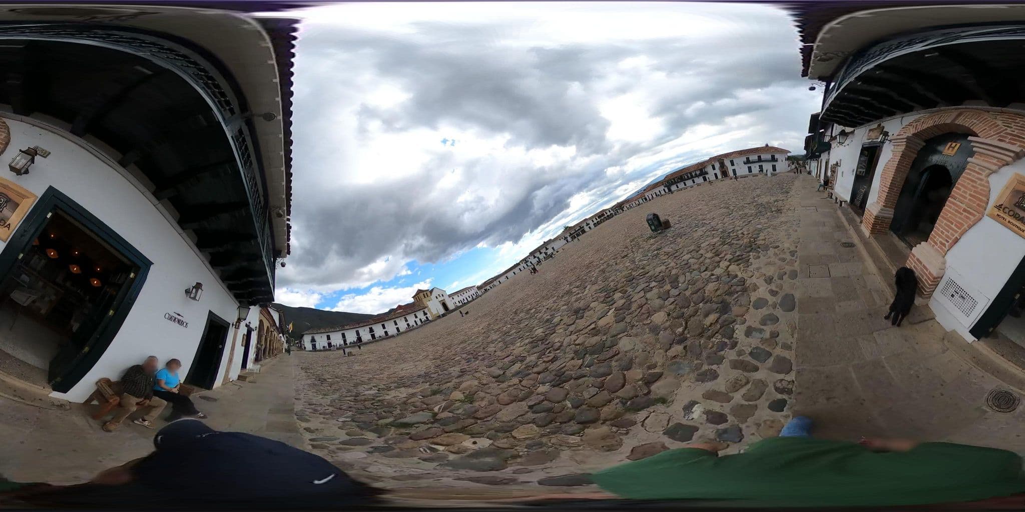Street view near La Roca, Villa de Leyva — © angoca (CC BY-SA · Mapillary)