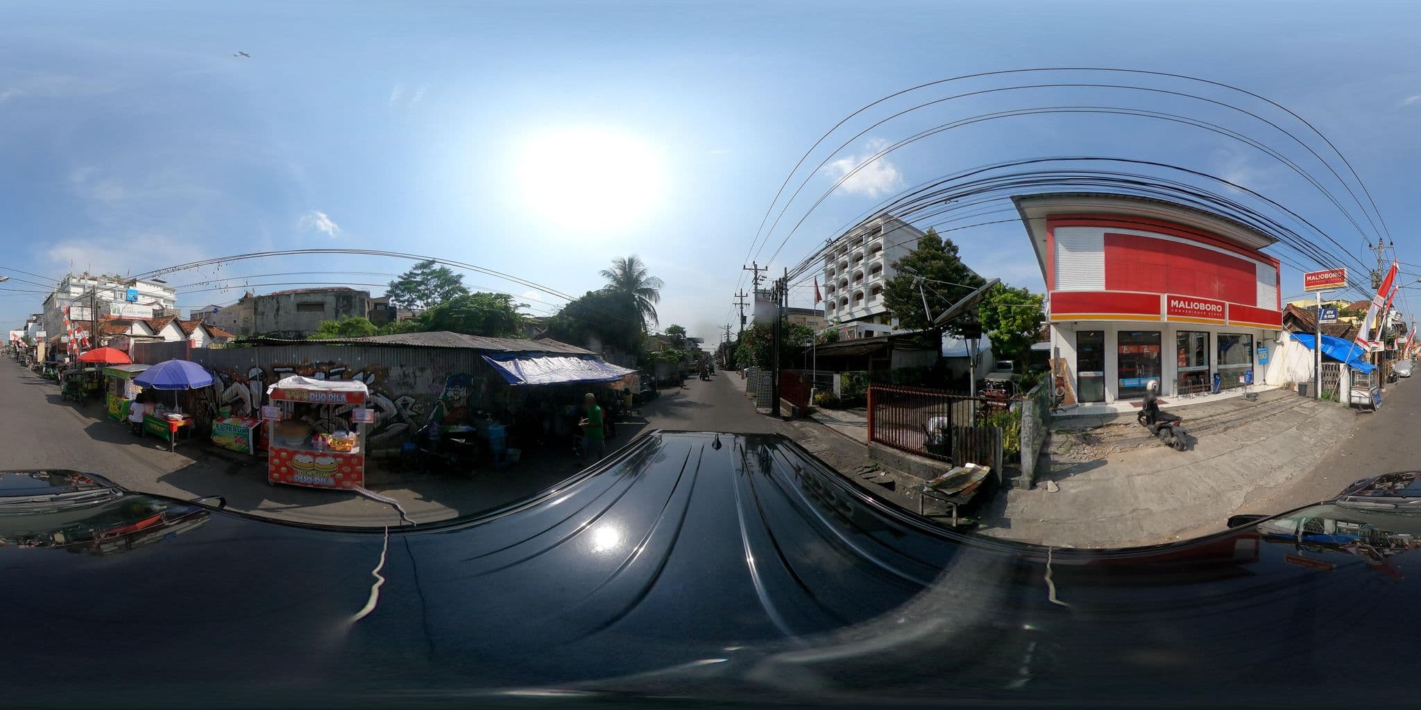 Street view near Chatrine Motel, Yogyakarta — © kaart_360 (CC BY-SA · Mapillary)