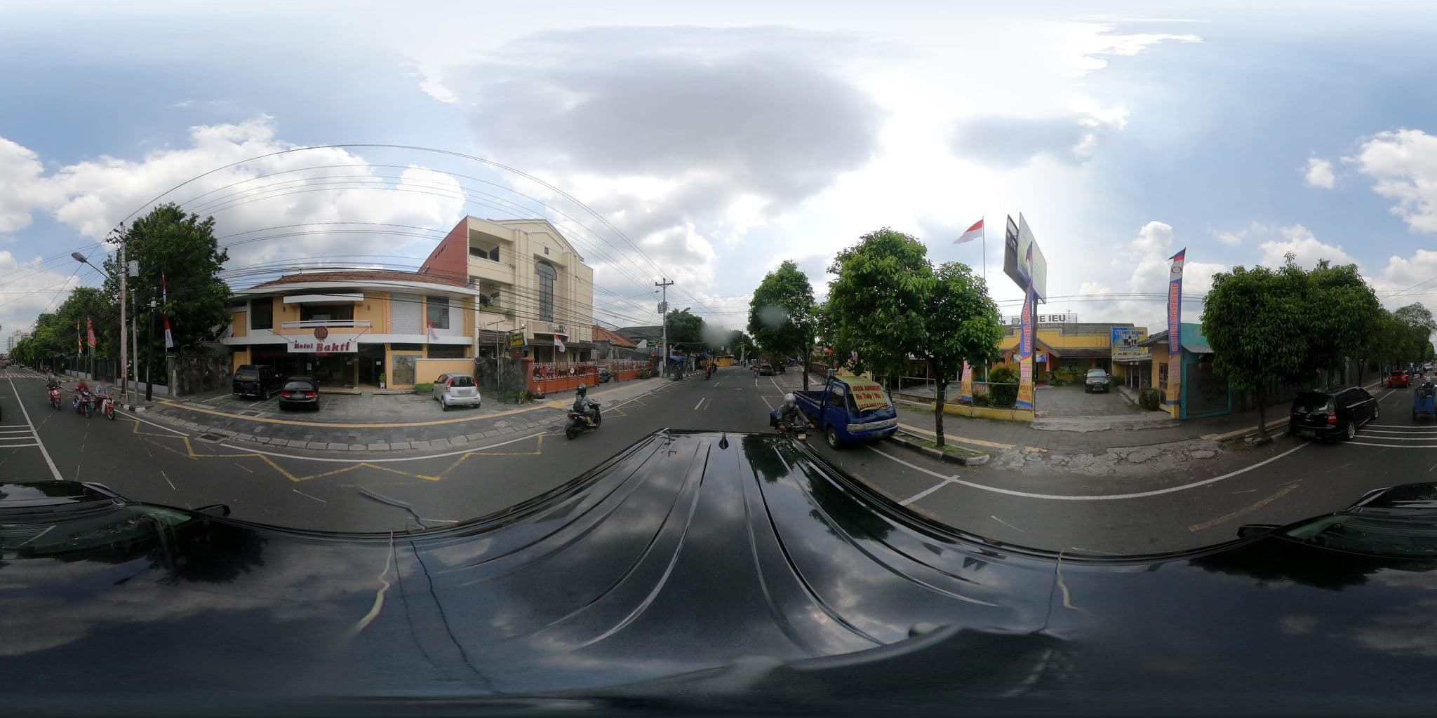 Street view near Hotel Bakti, Yogyakarta — © kaart_360 (CC BY-SA · Mapillary)