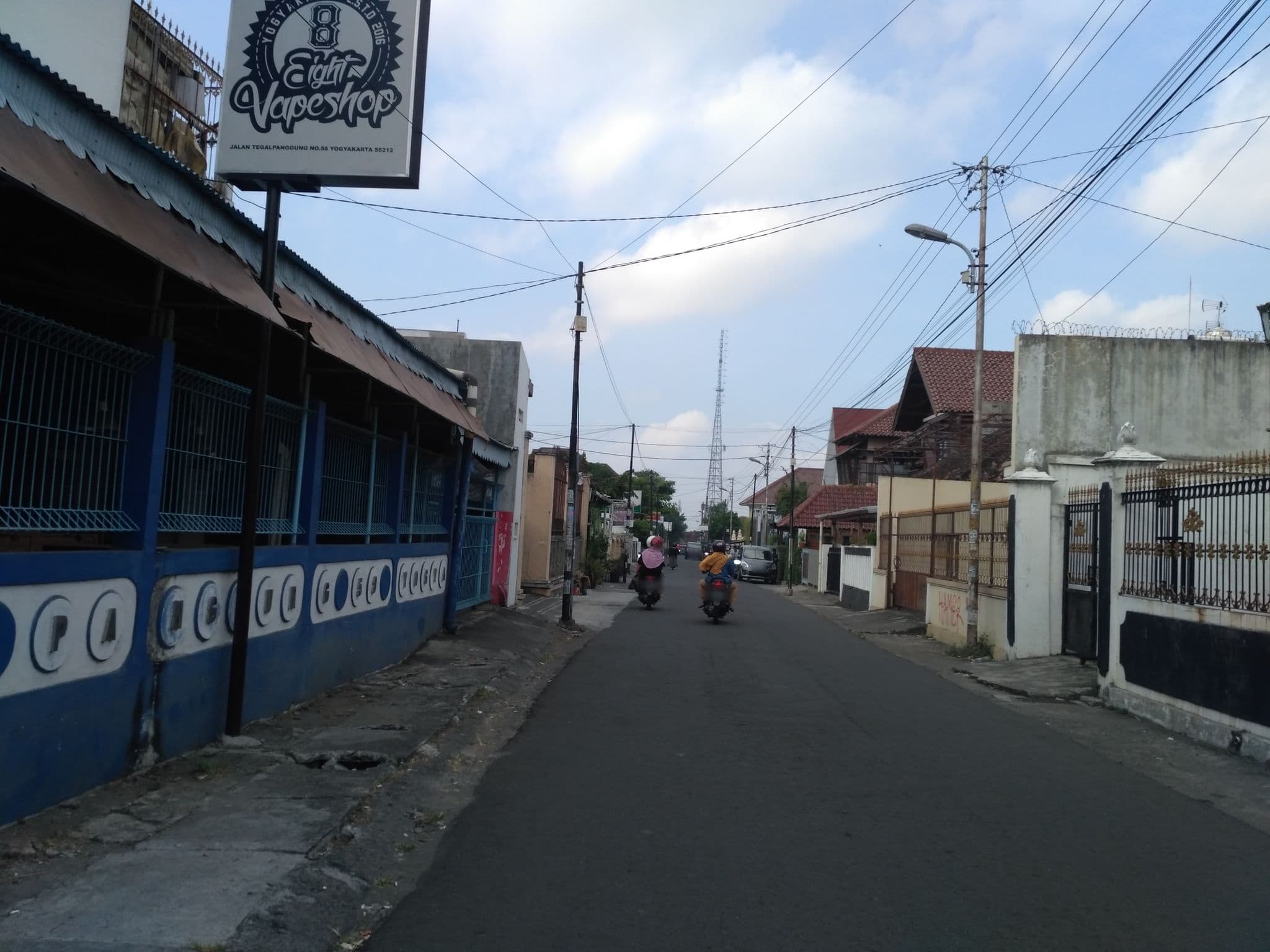 Street view near Hostel Backpacker 44, Yogyakarta — © dina_permata (CC BY-SA · Mapillary)