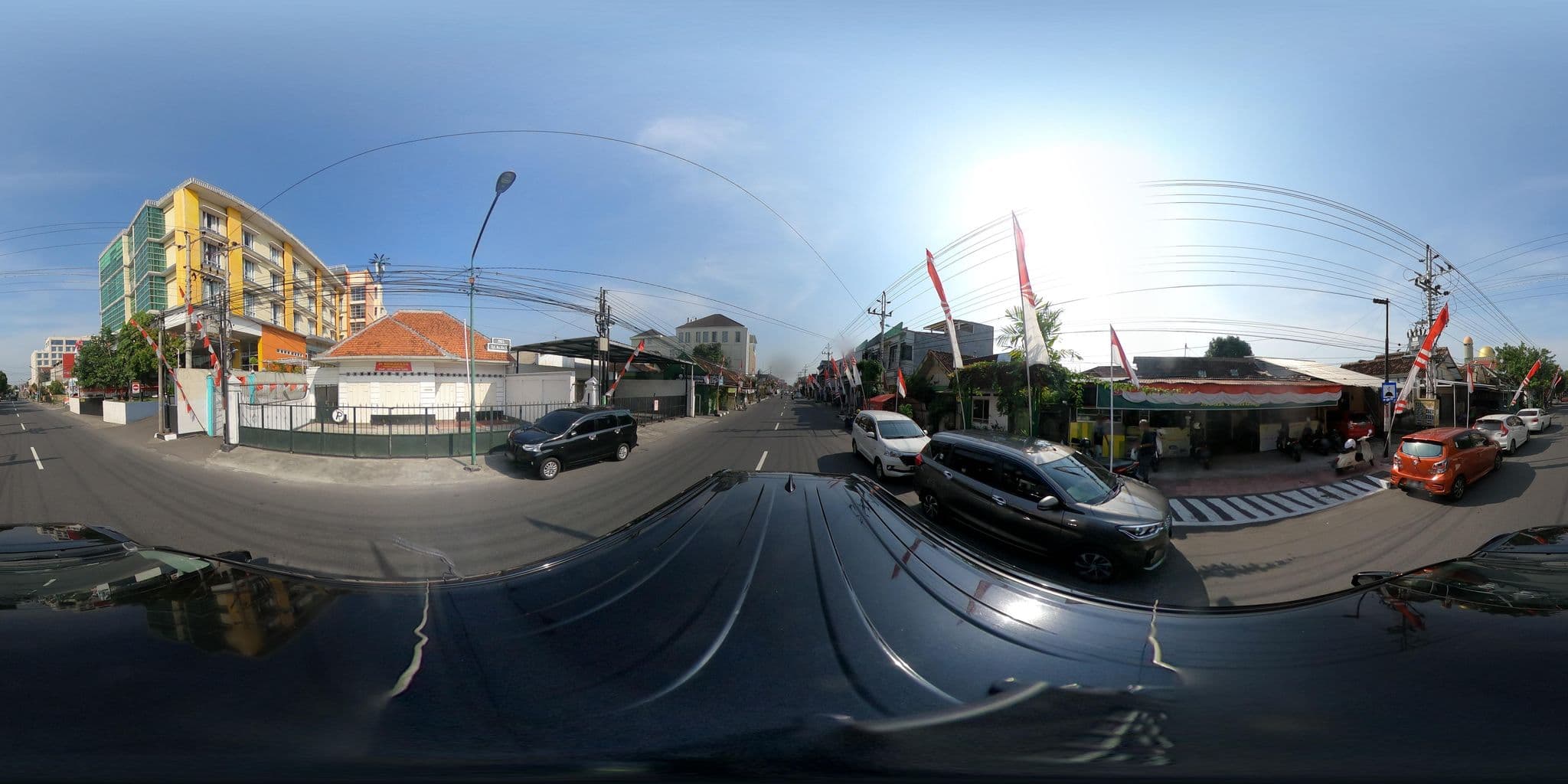 Street view near EDUHOSTEL YOGYA, Yogyakarta — © kaart_360 (CC BY-SA · Mapillary)