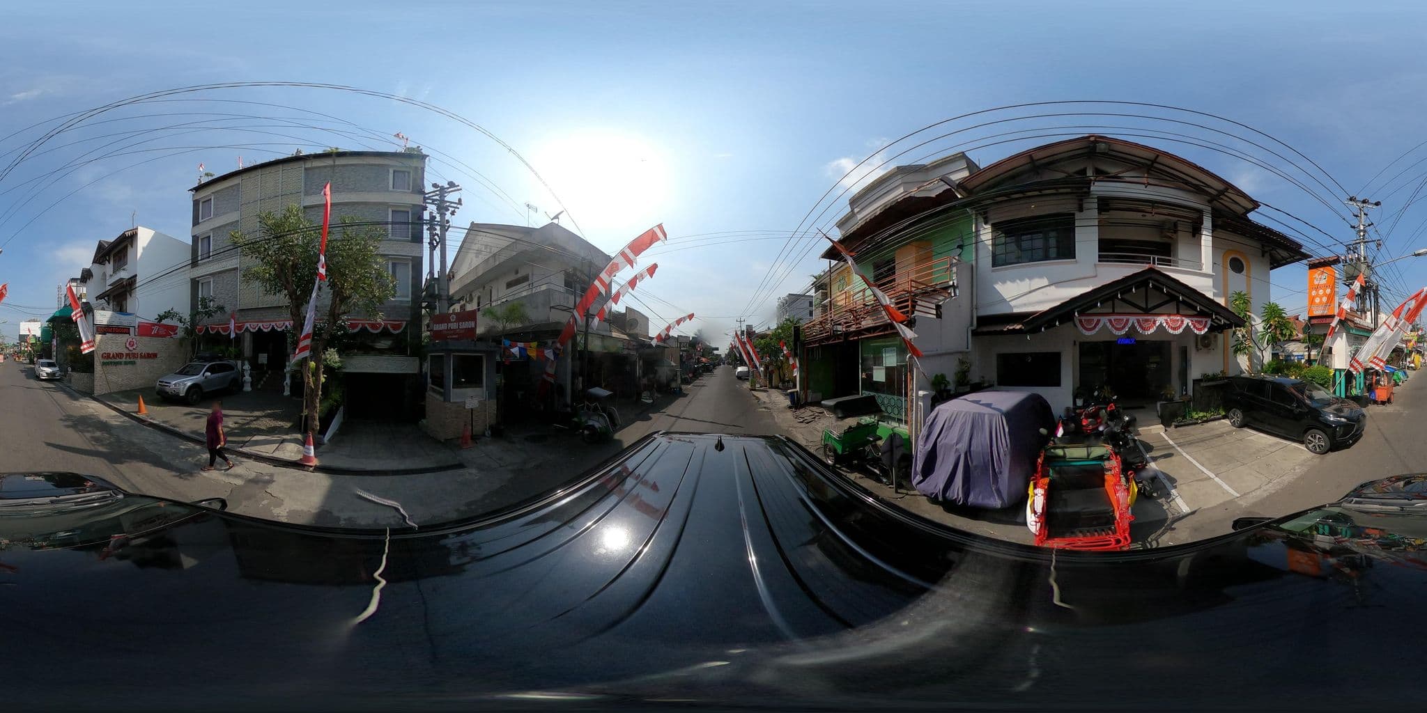 Street view near Selaras Inn, Yogyakarta — © kaart_360 (CC BY-SA · Mapillary)