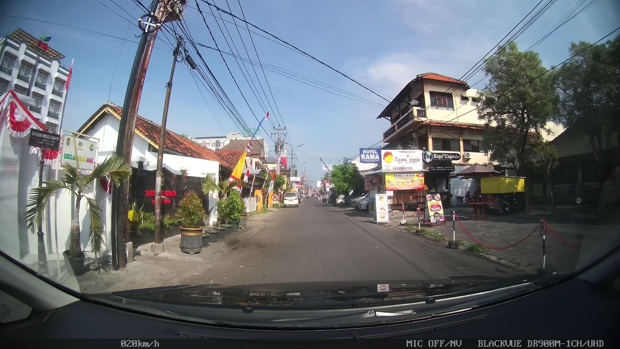 Street view near Merbabu Hotel, Yogyakarta — © kaart5 (CC BY-SA · Mapillary)