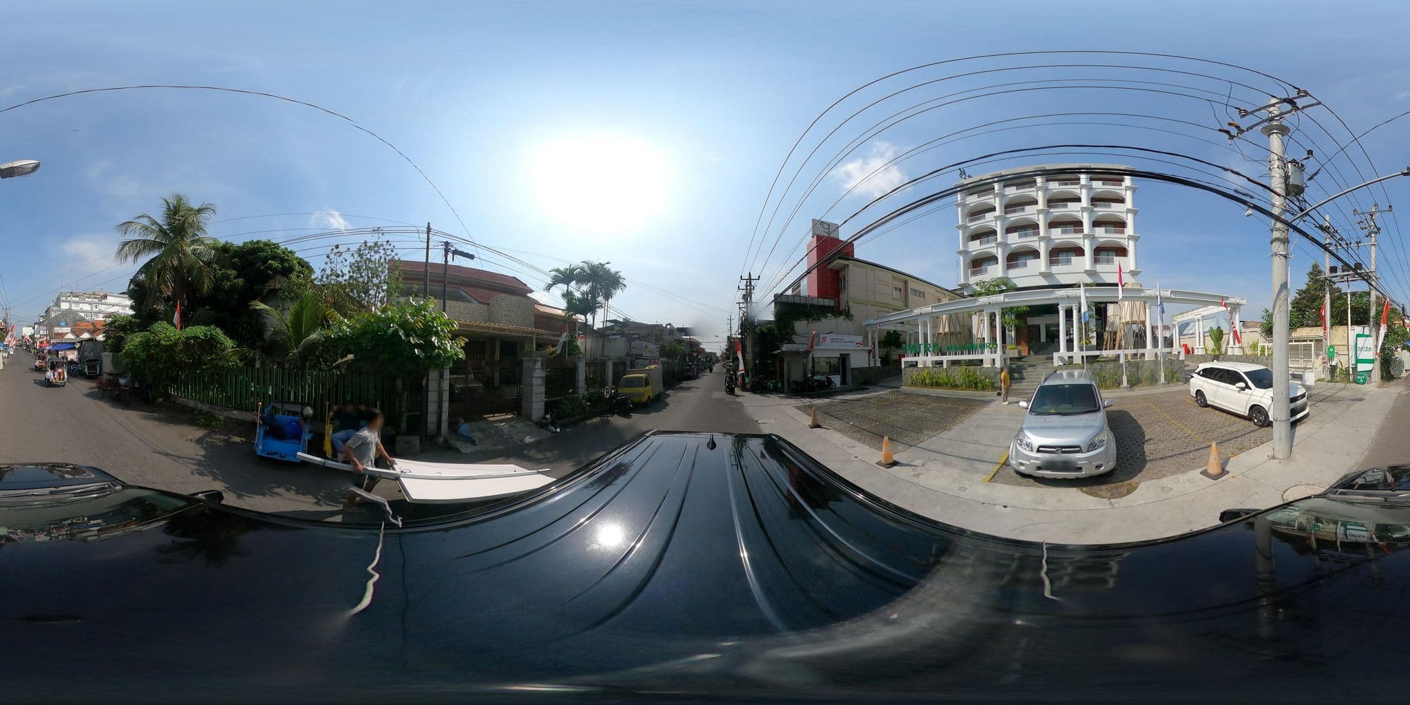 Street view near Regantris Malioboro, Yogyakarta — © kaart_360 (CC BY-SA · Mapillary)