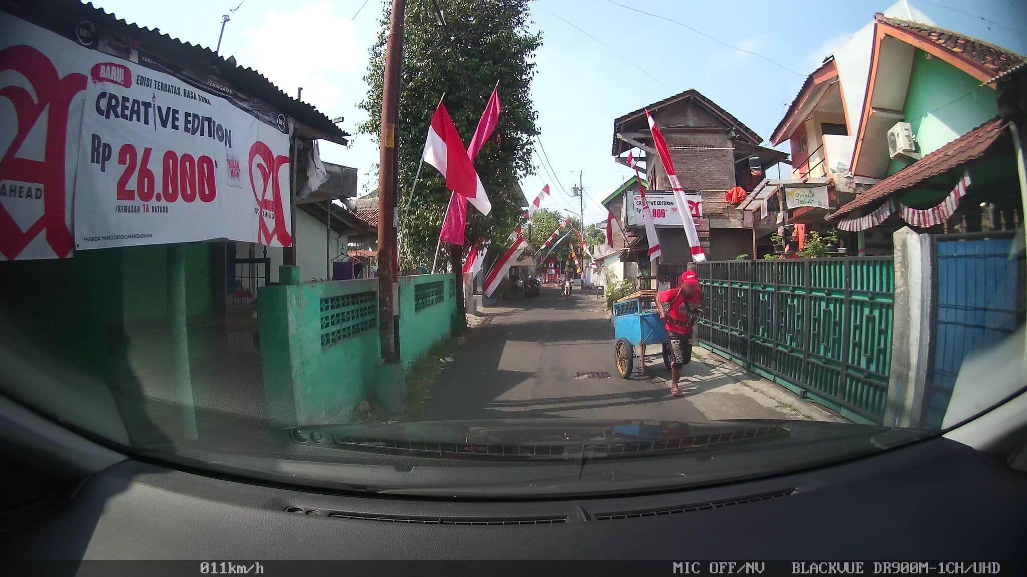 Street view near Musafira Hotel, Yogyakarta — © kaart5 (CC BY-SA · Mapillary)