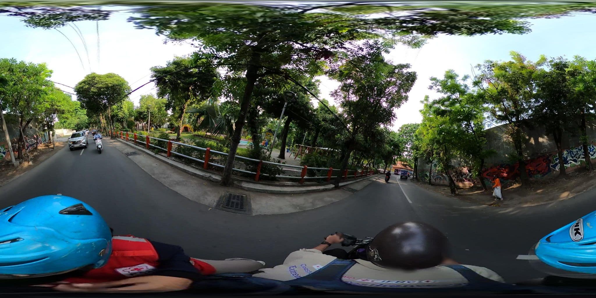 Street view near Bamboe Denn Transito Inn Youth Hostel, Surabaya — © danbjoseph (CC BY-SA · Mapillary)