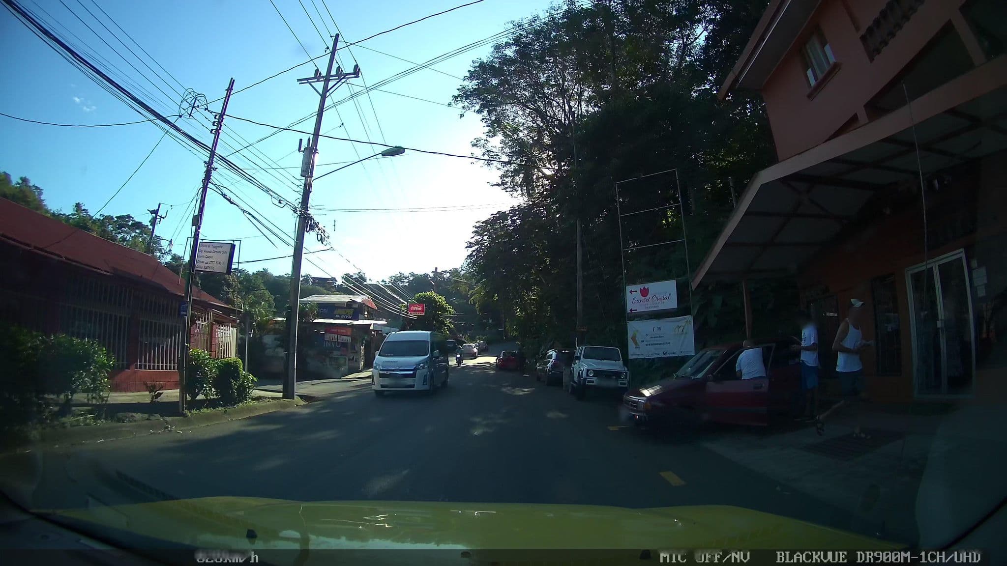 Street view near Central Backpackers, Quepos