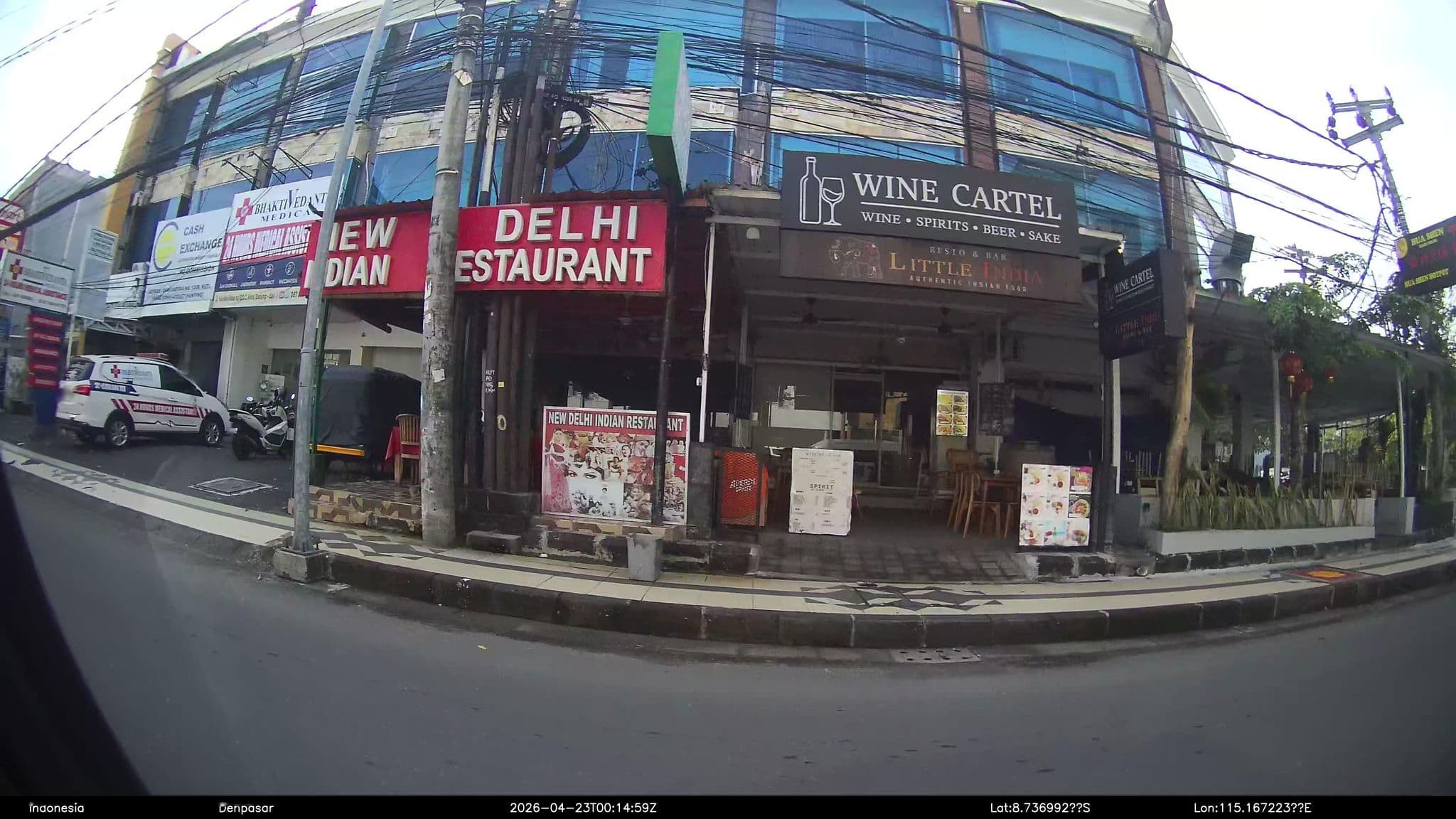 Street view near LaWalon Hotel, Kuta-Bali (tagged by GusBah), Kuta — © Kaart---360 (CC BY-SA · Mapillary)