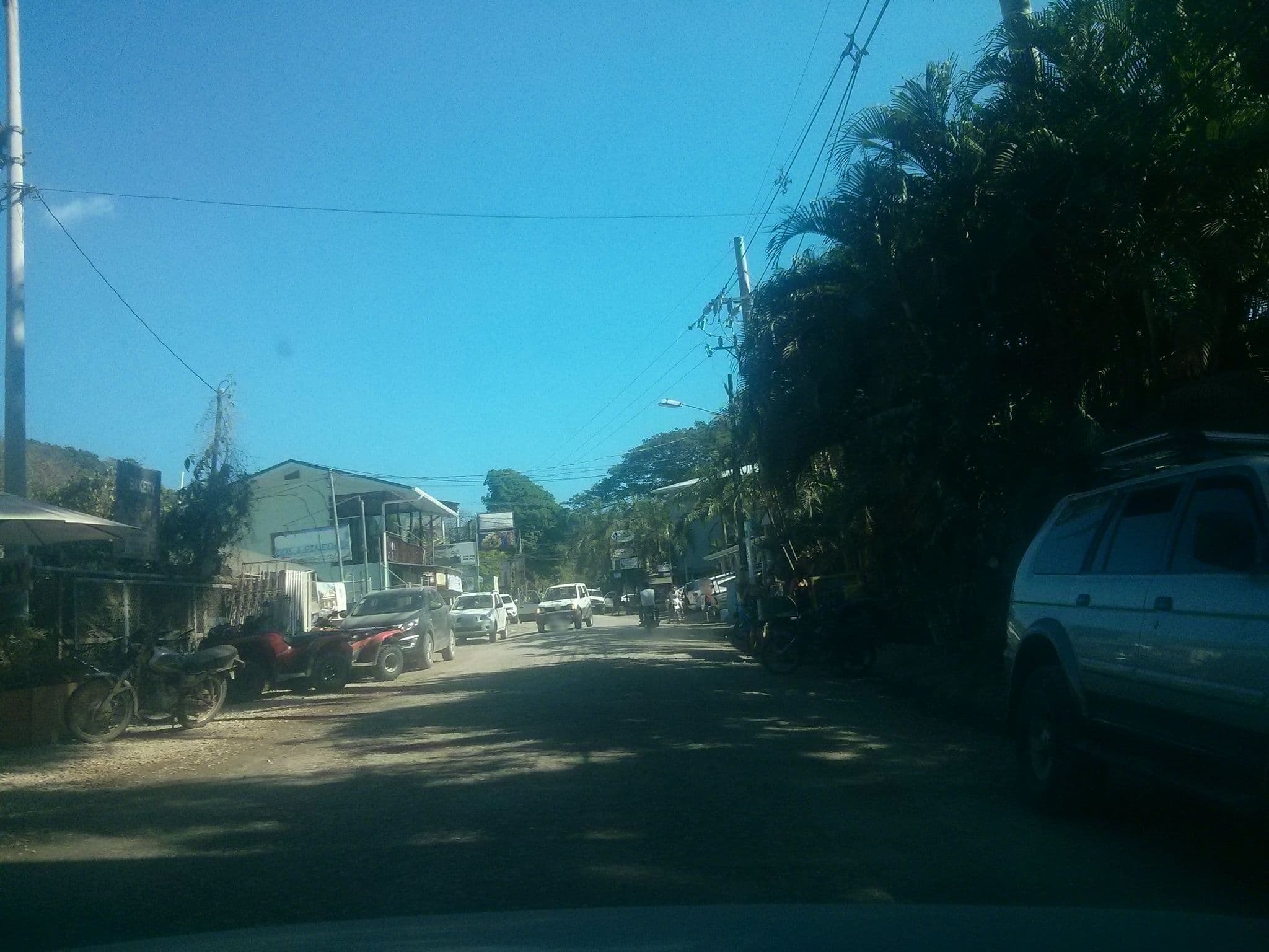 Street view near Hotel Casa Azul, Paquera