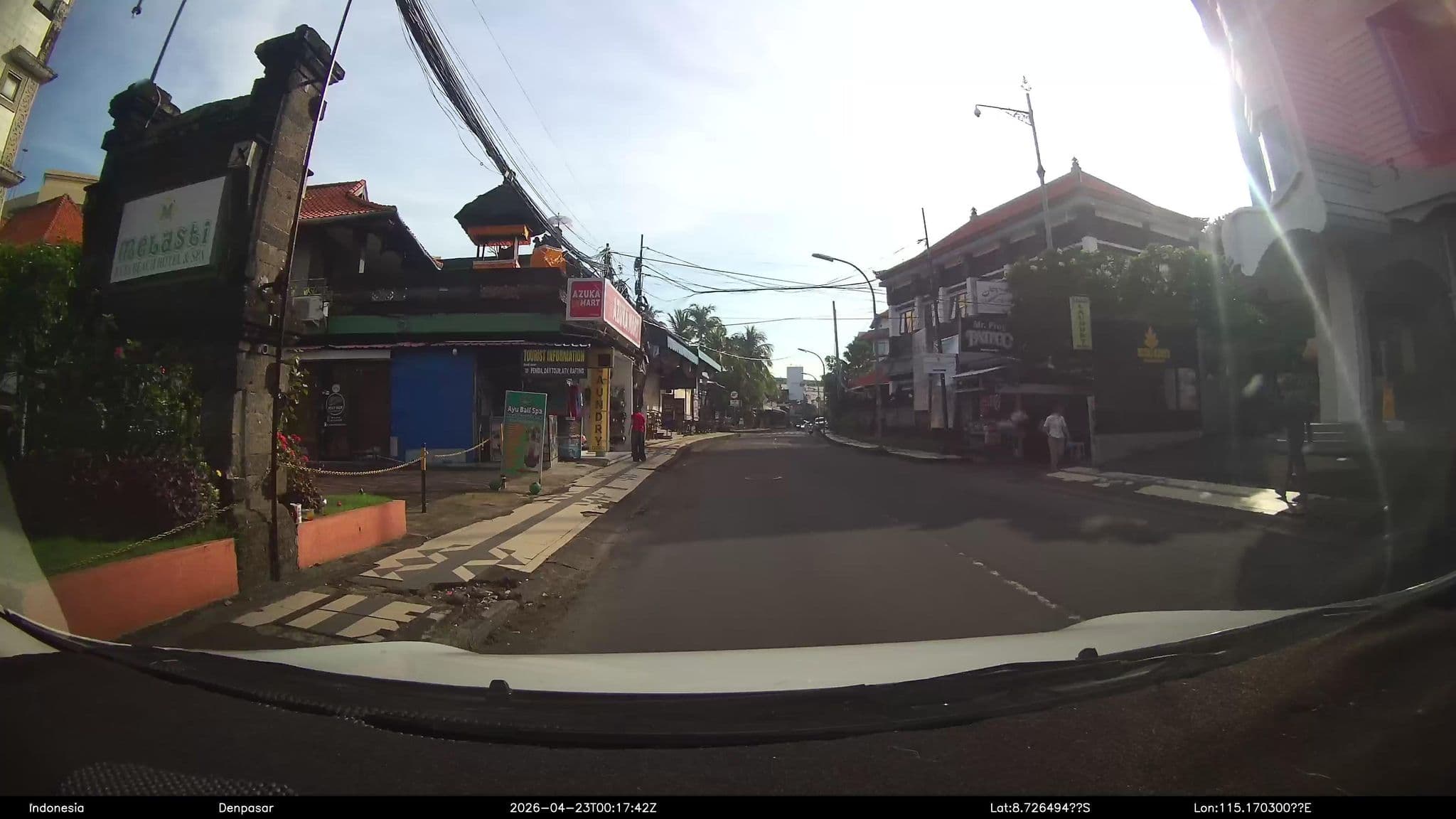 Street view near Yan's House Hotel, Kuta — © Kaart---360 (CC BY-SA · Mapillary)
