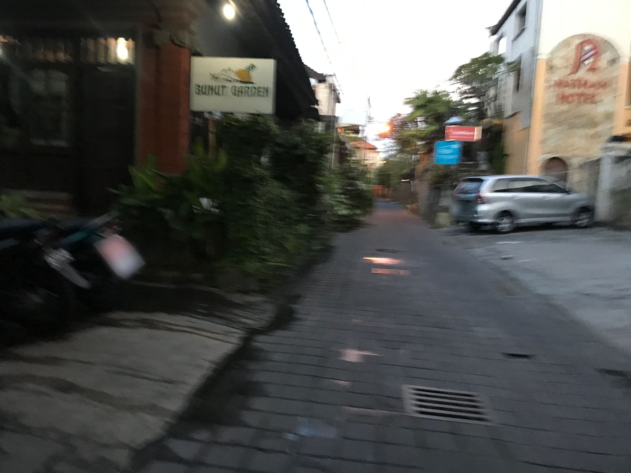 Street view near Nathan Hotel Bali, Kuta — © alekseyrm (CC BY-SA · Mapillary)