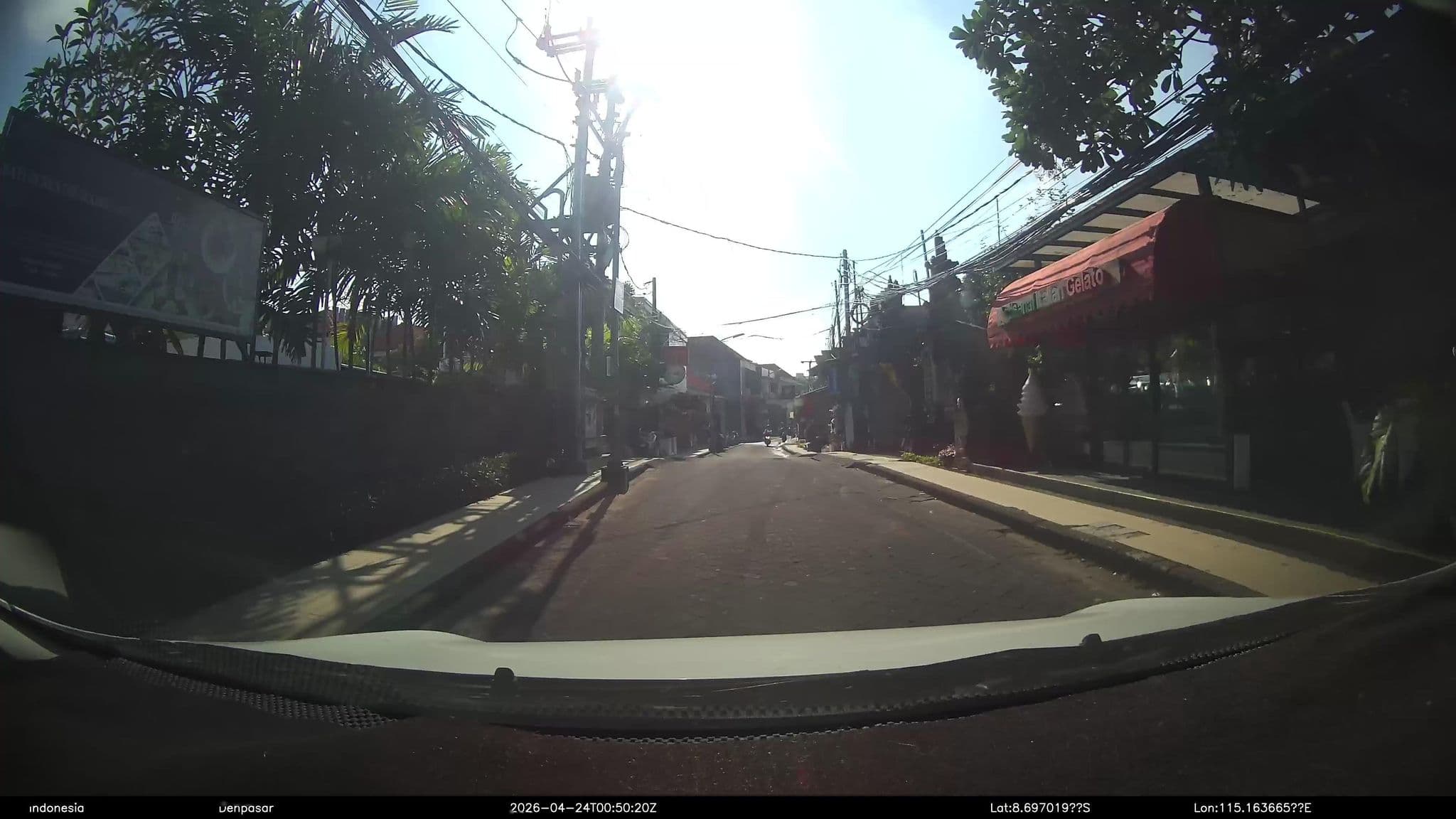 Street view near Hotel Sari Bunga, Legian — © Kaart---FRONT (CC BY-SA · Mapillary)