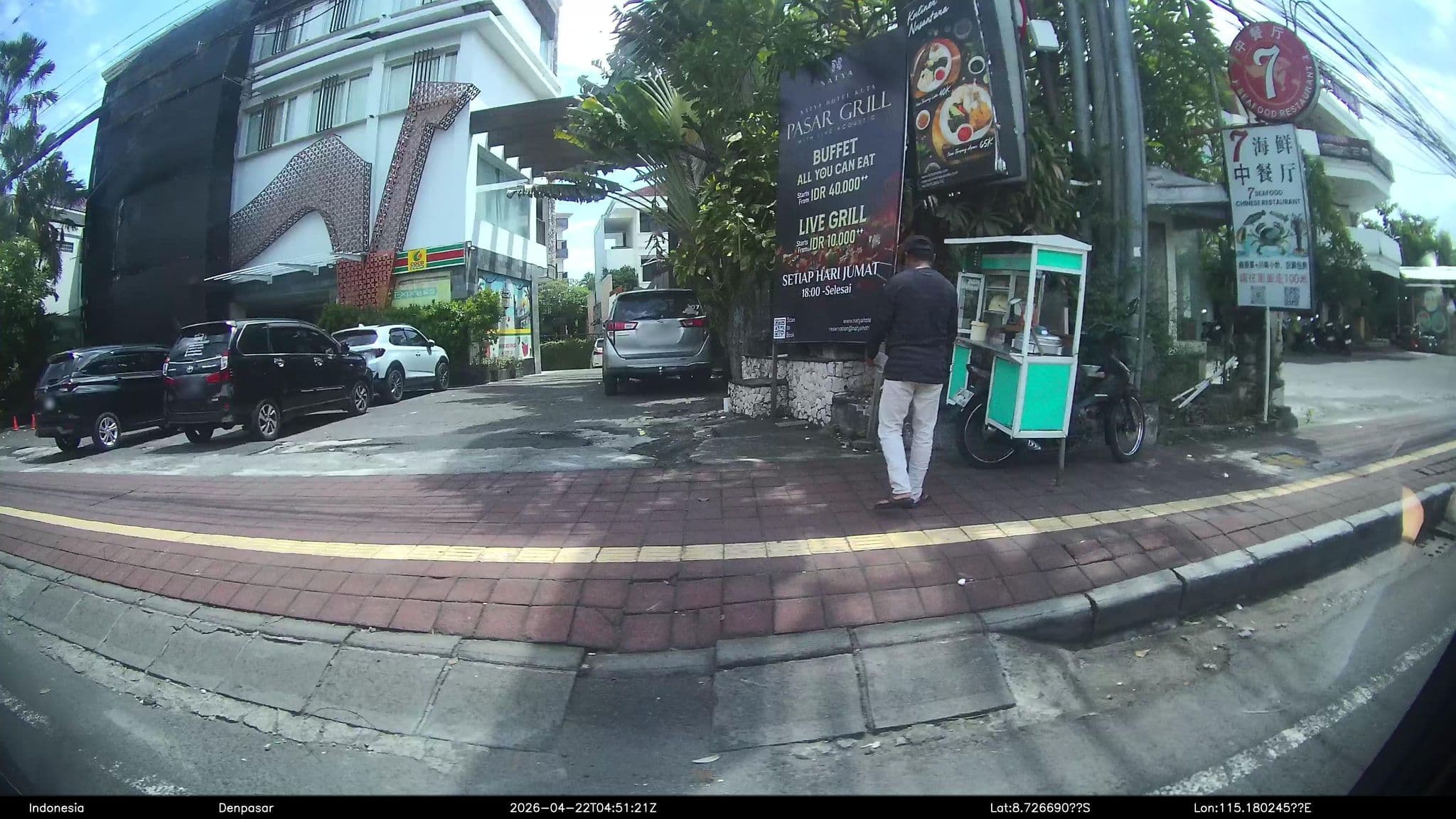 Street view near Swimming Pool, Lavender Hotel, Kuta — © Kaart---360 (CC BY-SA · Mapillary)