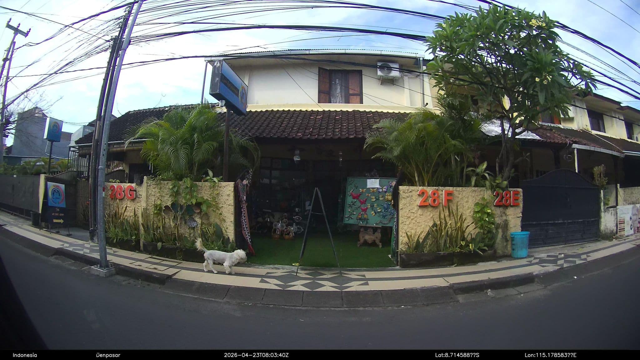 Street view near Hilton International Hotel Bali, Kuta — © Kaart---RIGHT (CC BY-SA · Mapillary)