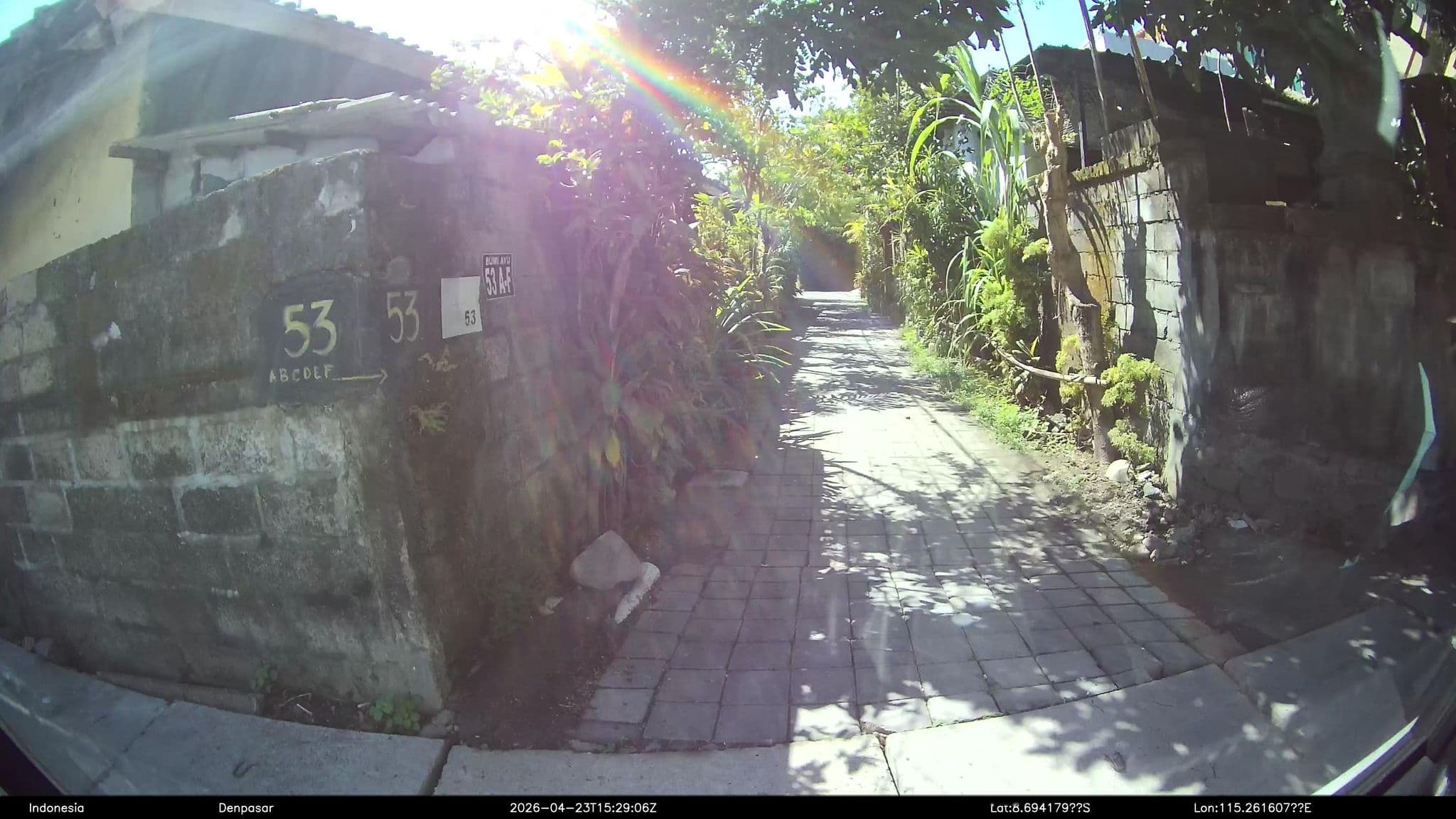 Street view near Villa Asih, Sanur — © Kaart---360 (CC BY-SA · Mapillary)