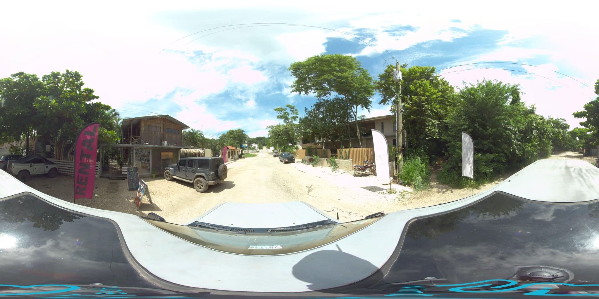 Street view near Sugar's Monkey, Tamarindo