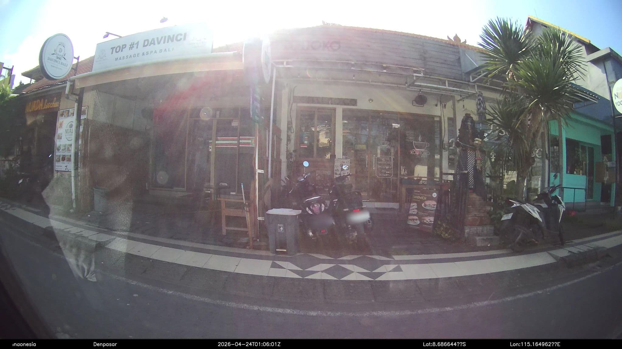 Street view near Villa Anggun, Legian — © Kaart---RIGHT (CC BY-SA · Mapillary)