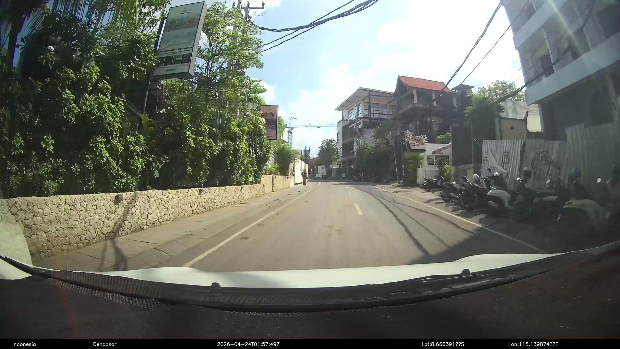 Street view near White Goose Boutique Hotel, Legian — © Kaart---FRONT (CC BY-SA · Mapillary)