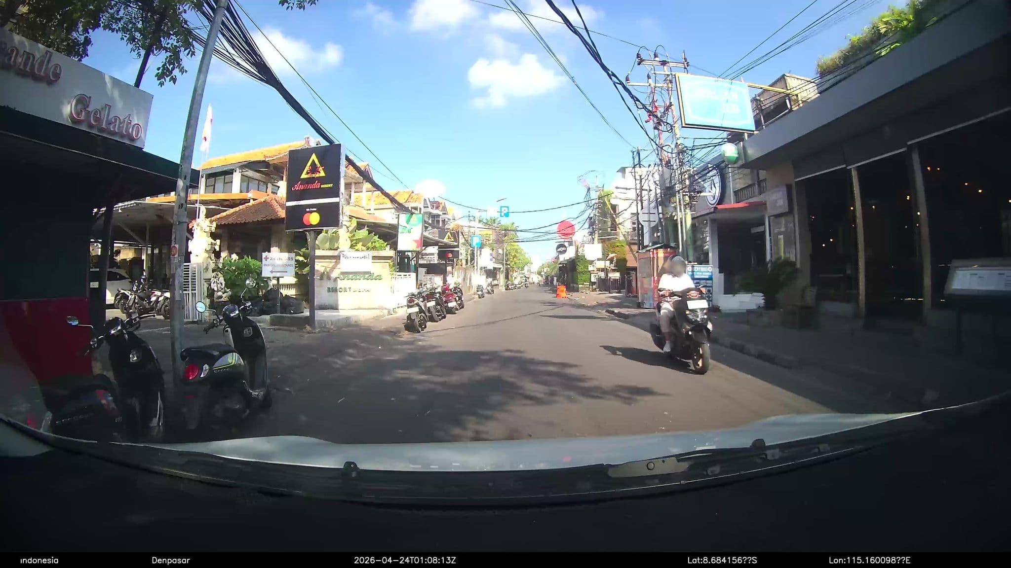 Street view near Ananda Resort, Legian — © Kaart---FRONT (CC BY-SA · Mapillary)