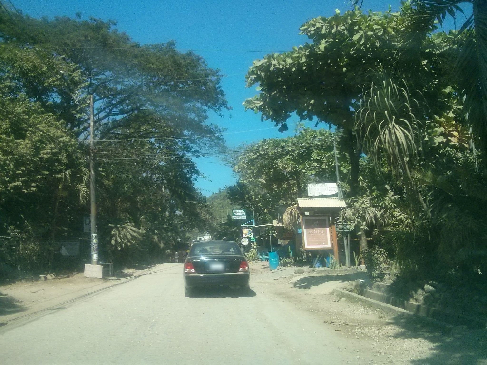 Street view near Tranquilos Backpackers, Paquera