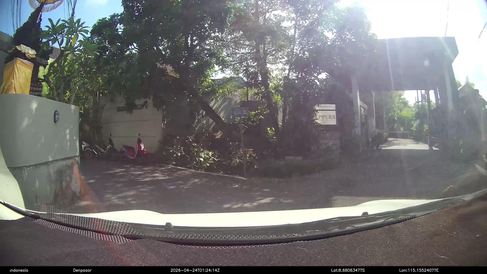 Street view near Villa Sipo, Legian — © Kaart---FRONT (CC BY-SA · Mapillary)