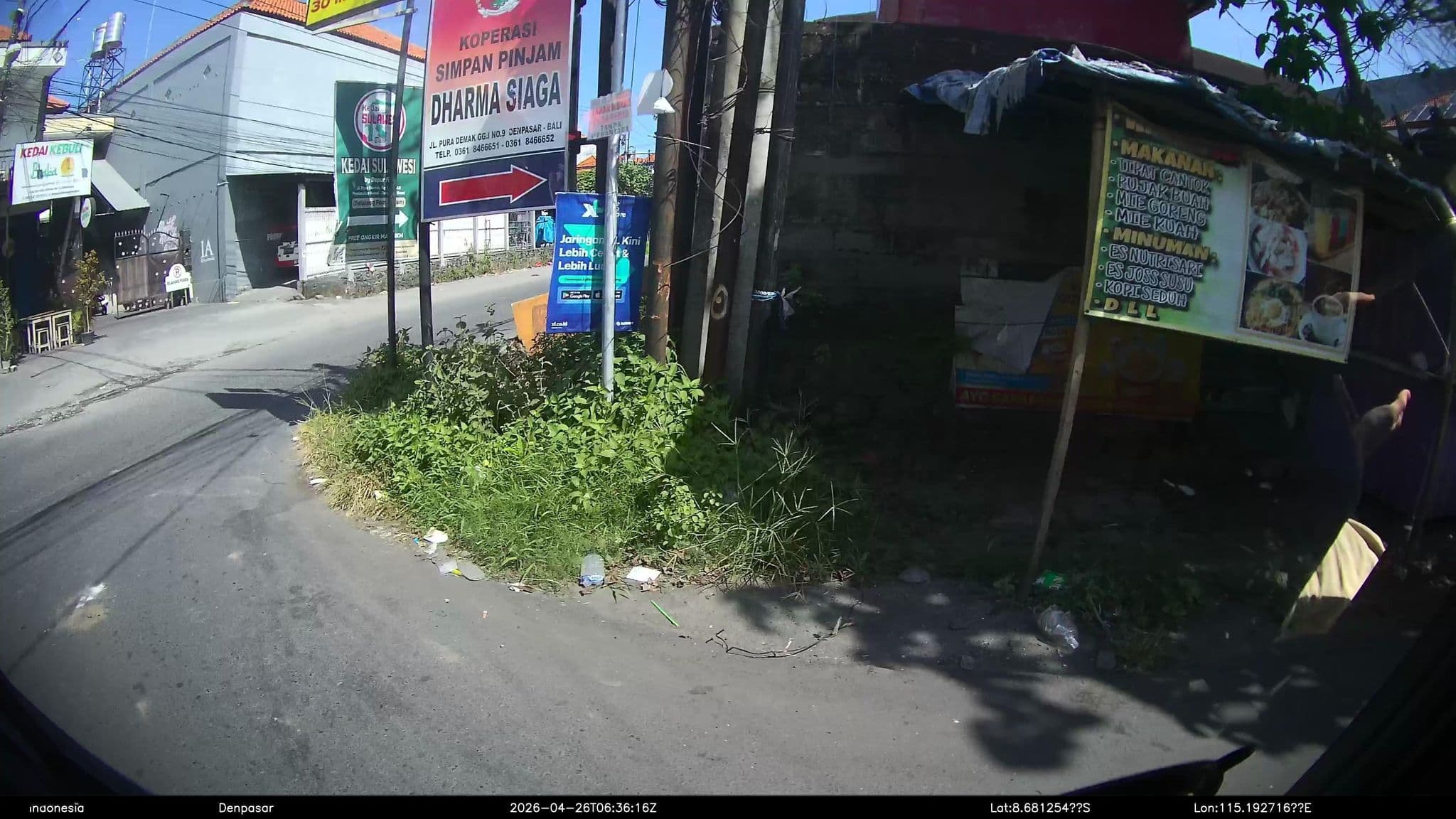 Street view near Hotel Alkyfa, Legian — © Kaart---LEFT (CC BY-SA · Mapillary)