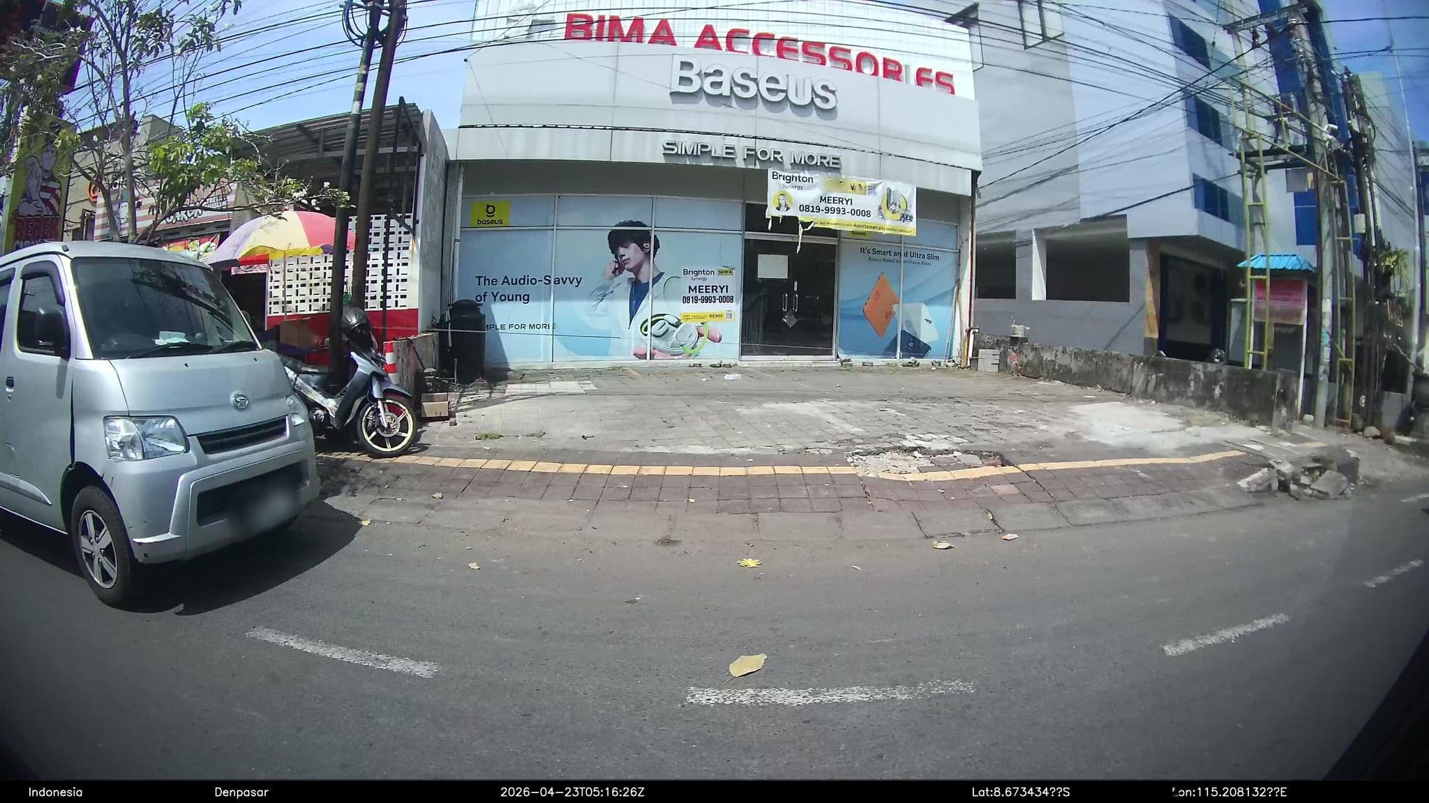 Street view near Hotel Queen II, Denpasar — © Kaart---LEFT (CC BY-SA · Mapillary)