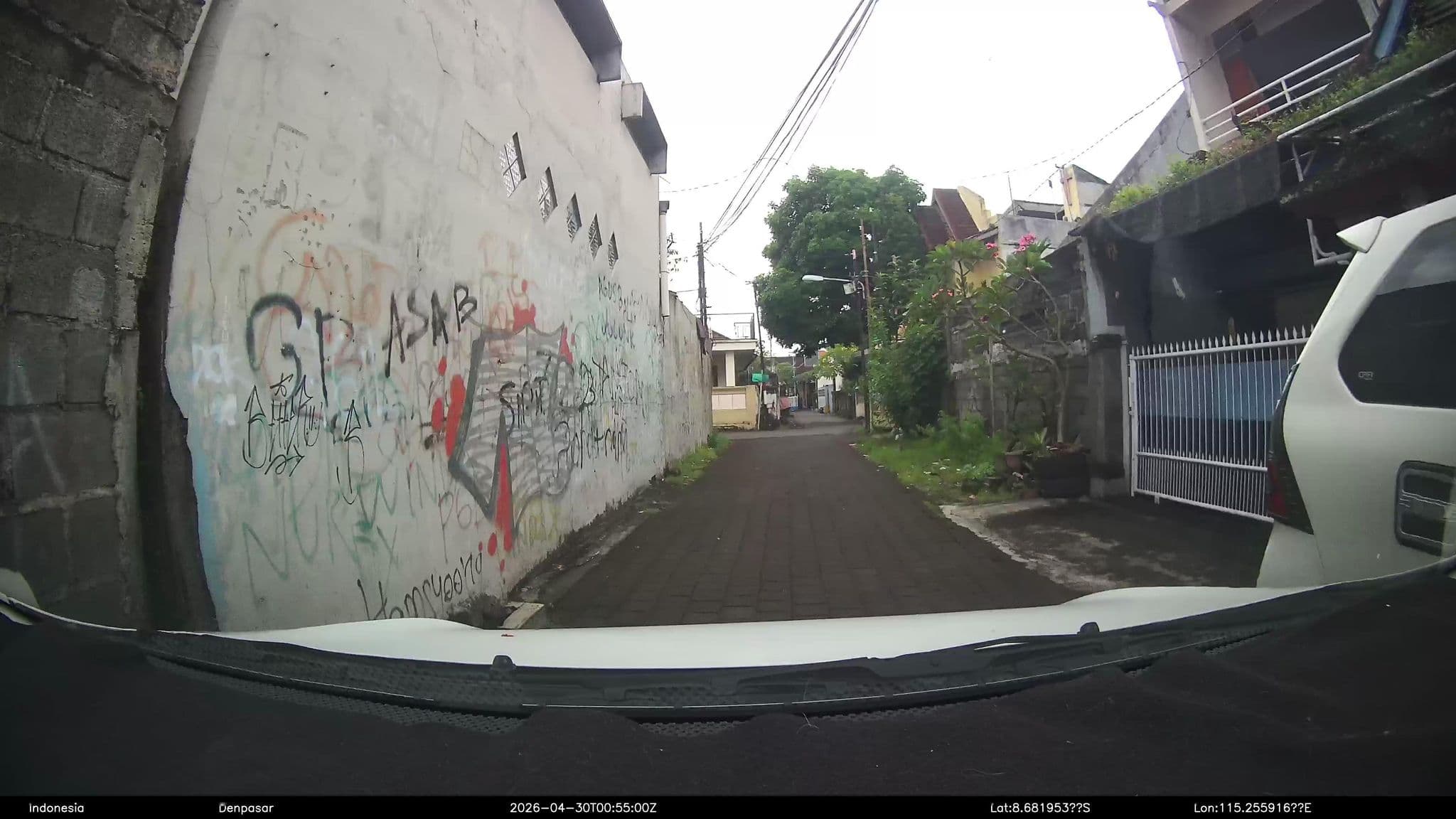 Street view near Hotel Sanur Indah, Sanur — © Kaart---FRONT (CC BY-SA · Mapillary)