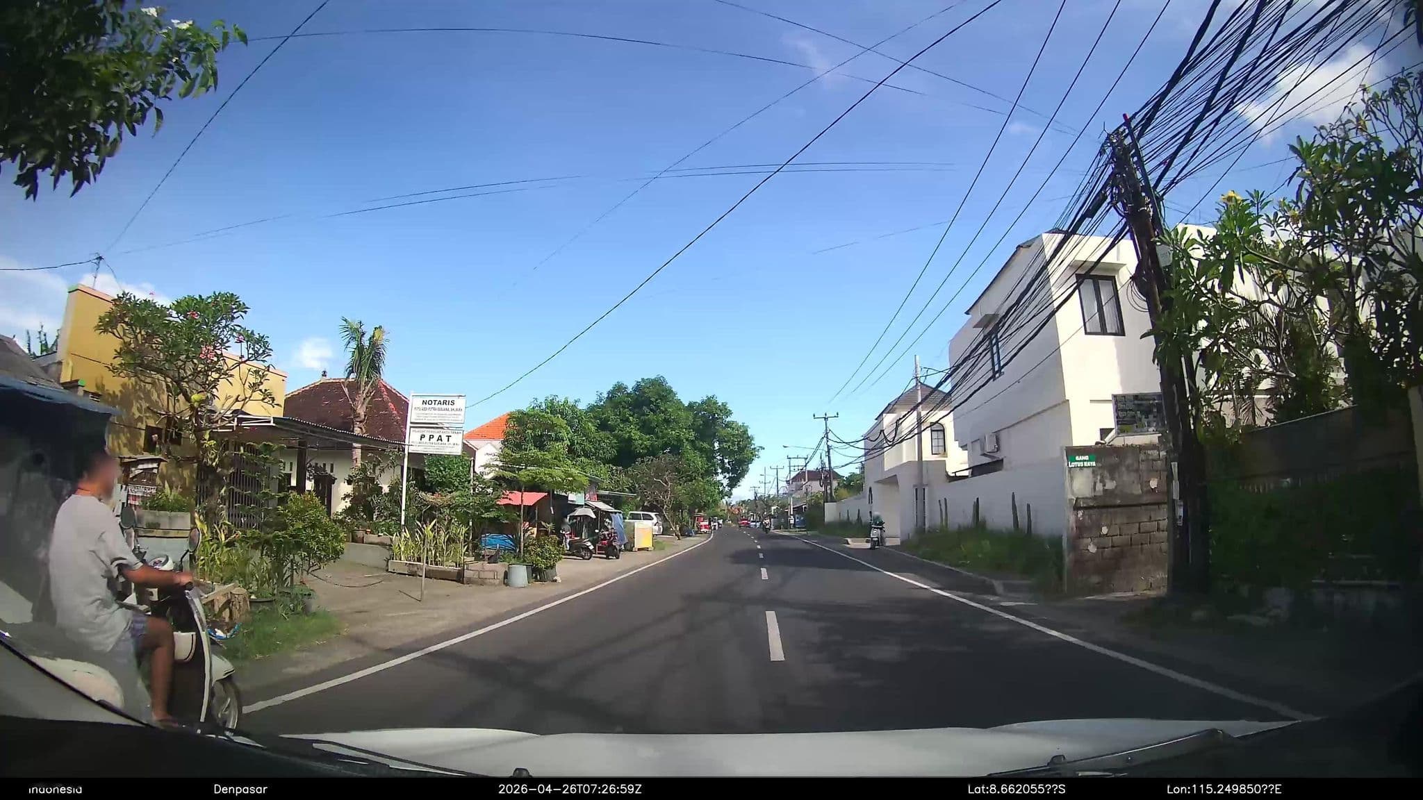 Street view near Sapta patala resort, Sanur — © Kaart---FRONT (CC BY-SA · Mapillary)