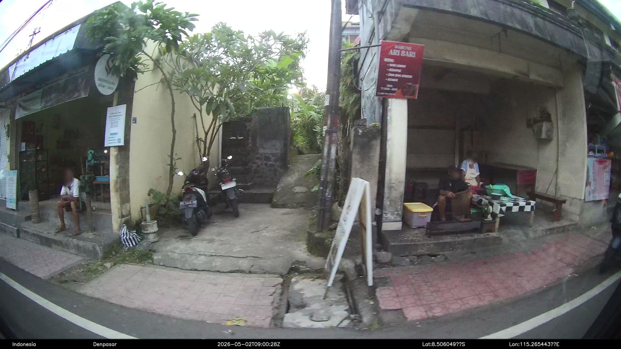 Street view near Duana's Homestay, Ubud — © Kaart---LEFT (CC BY-SA · Mapillary)
