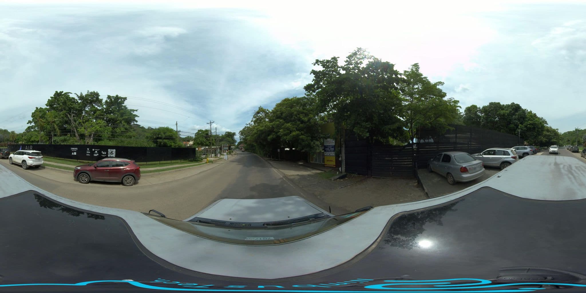 Street view near Casa Blanca, Tamarindo