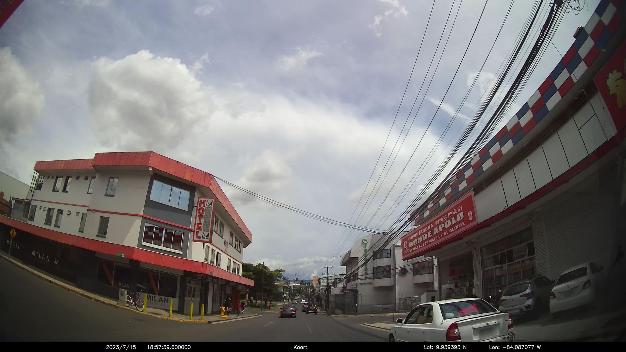 Street view near Hotel San José, San José