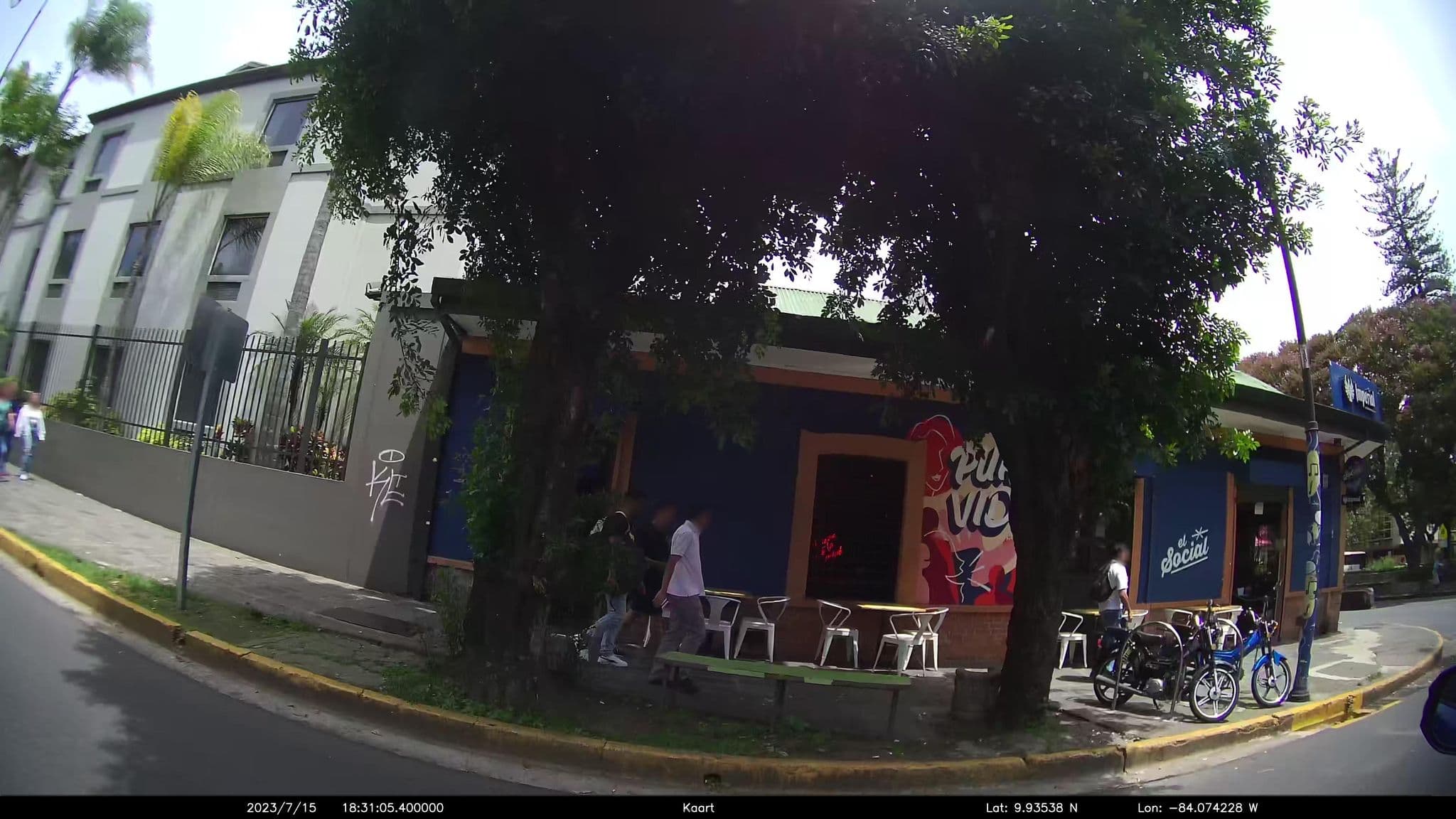 Street view near Hotel Paseo Las Damas, San José — © kaart5 (CC BY-SA · Mapillary)