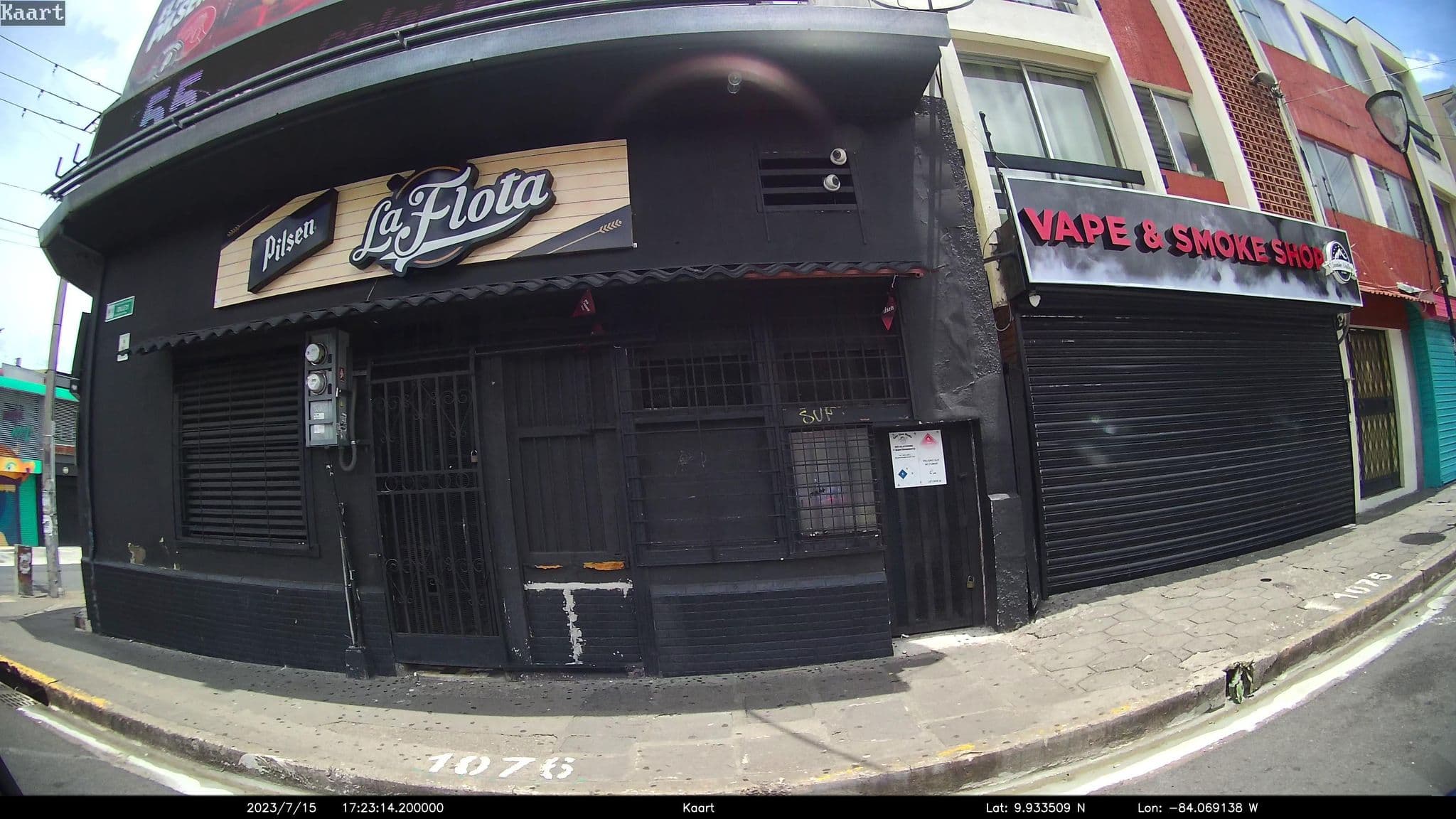 Street view near Hotel La California, Calle Blancos — © kaart_2 (CC BY-SA · Mapillary)