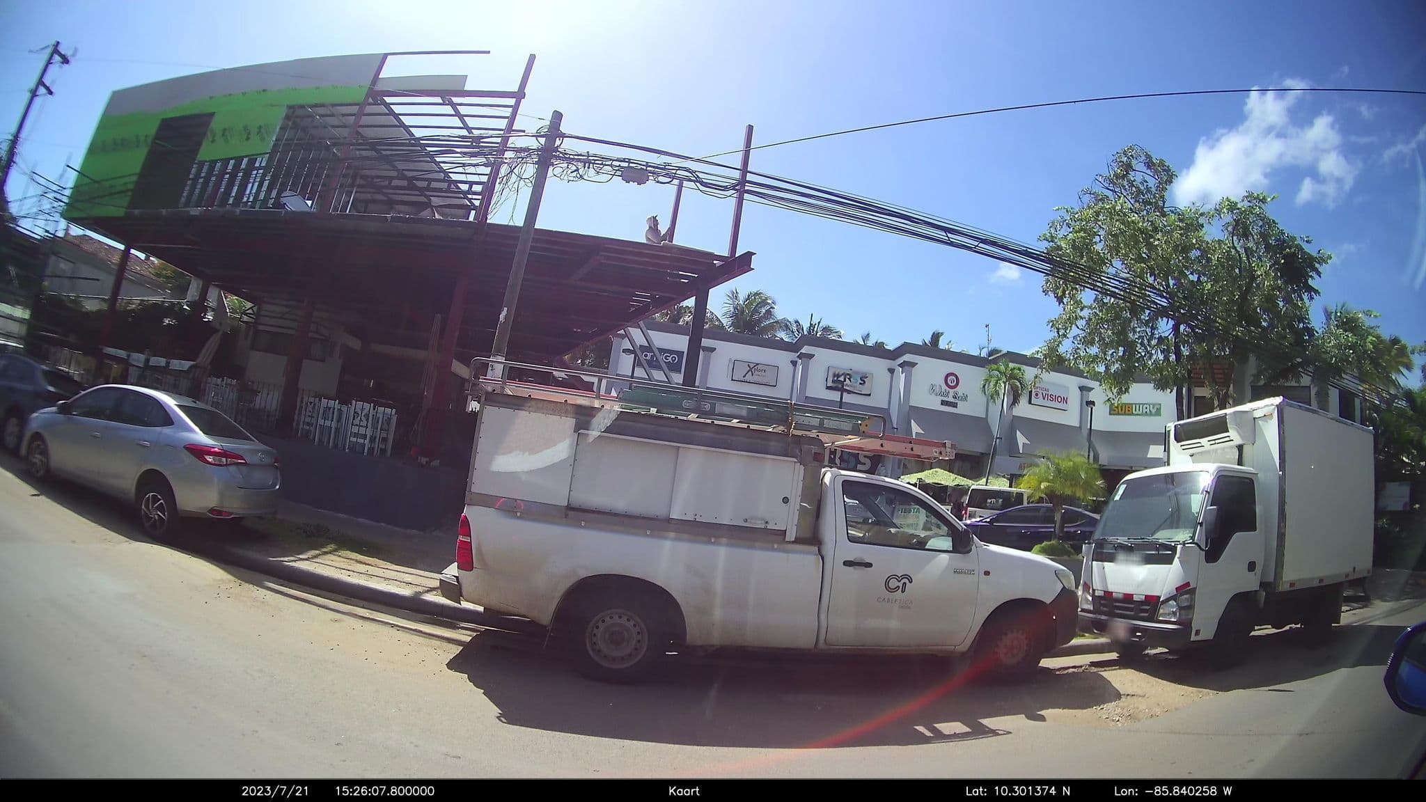 Street view near Blue Trailz, Tamarindo