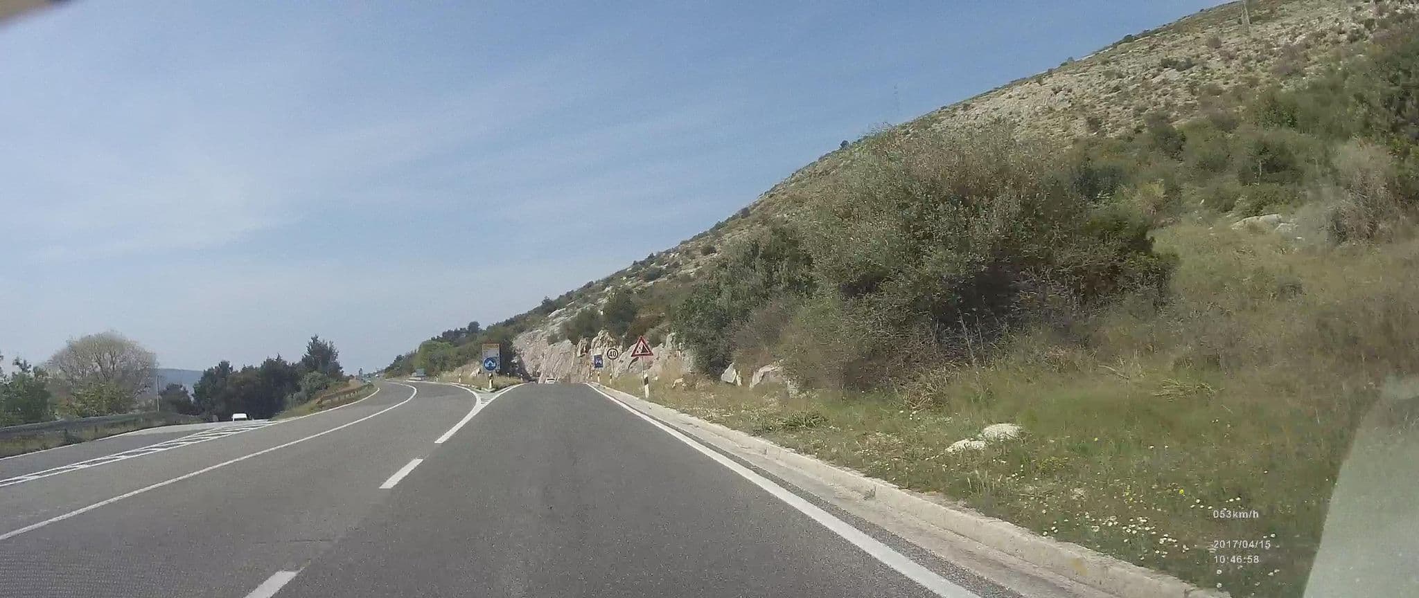 Street view near Apartman Mastrinka, Ciovo, Donji Seget — © idelac (CC BY-SA · Mapillary)