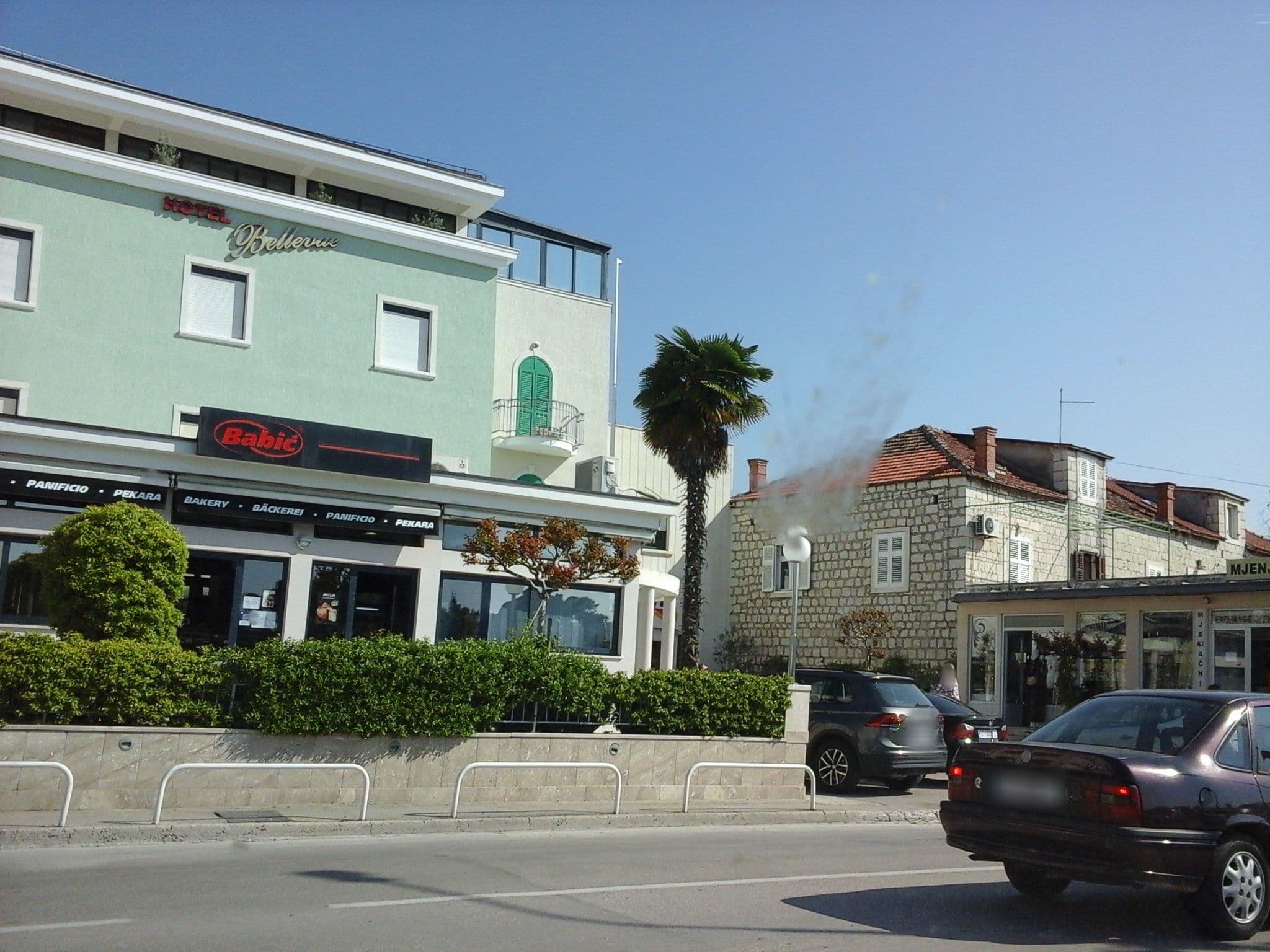 Street view near Bellevue Aparthotel Trogir, Trogir — © robot8a (CC BY-SA · Mapillary)