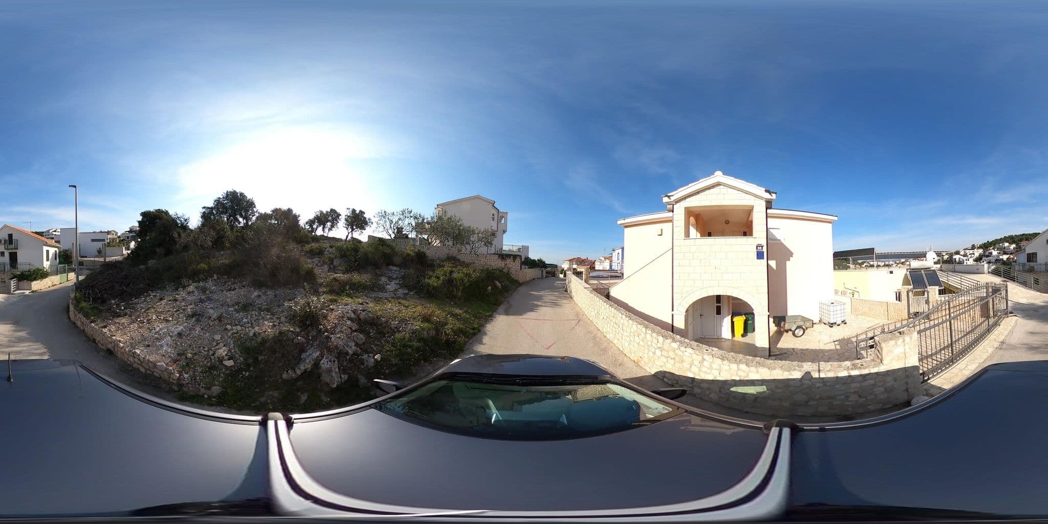 Street view near Villa Gorica Apartments Ražanj, Primošten — © tomislavzen12 (CC BY-SA · Mapillary)