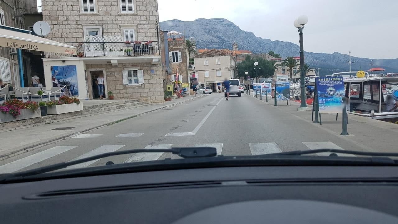Street view near Apartments Luka, Punta Jurana, Korčula — © mik007 (CC BY-SA · Mapillary)