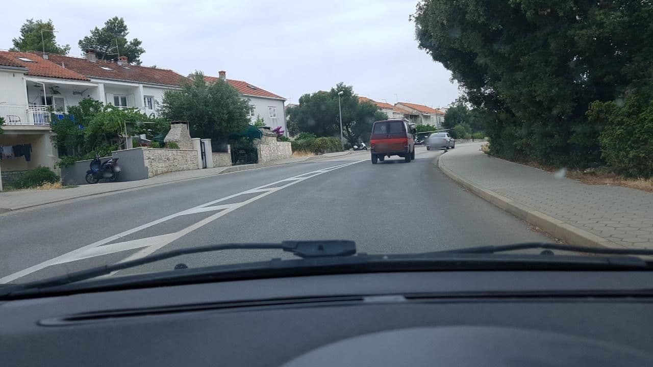 Street view near Korkyra Gardens Apartments, Korčula — © mik007 (CC BY-SA · Mapillary)