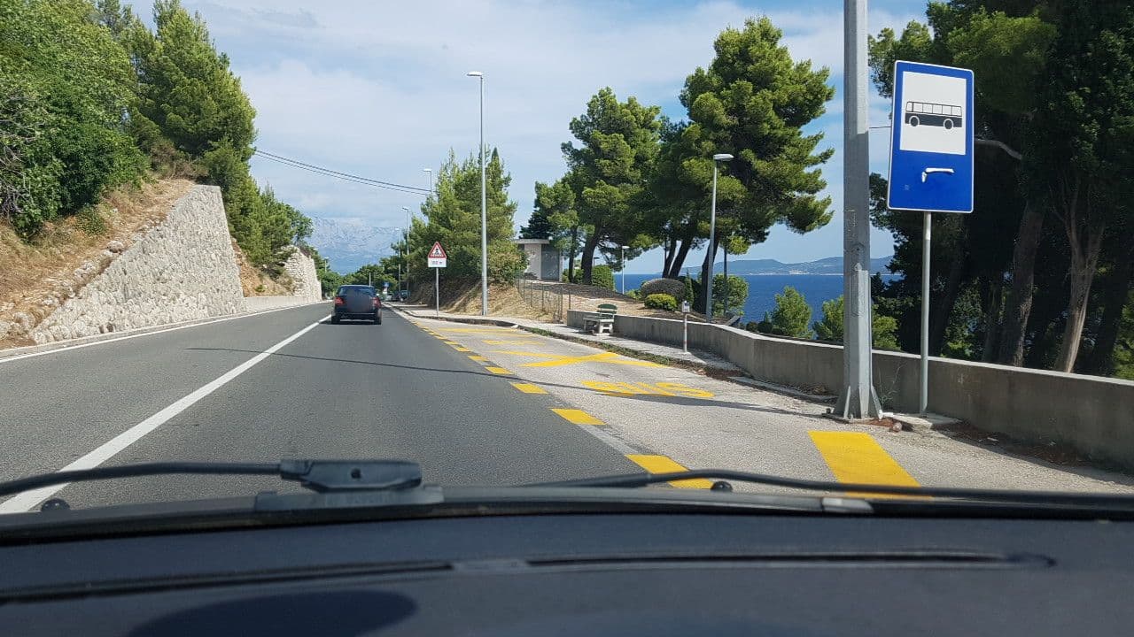 Street view near Apartments Martin & Marija, Omiš — © mik007 (CC BY-SA · Mapillary)