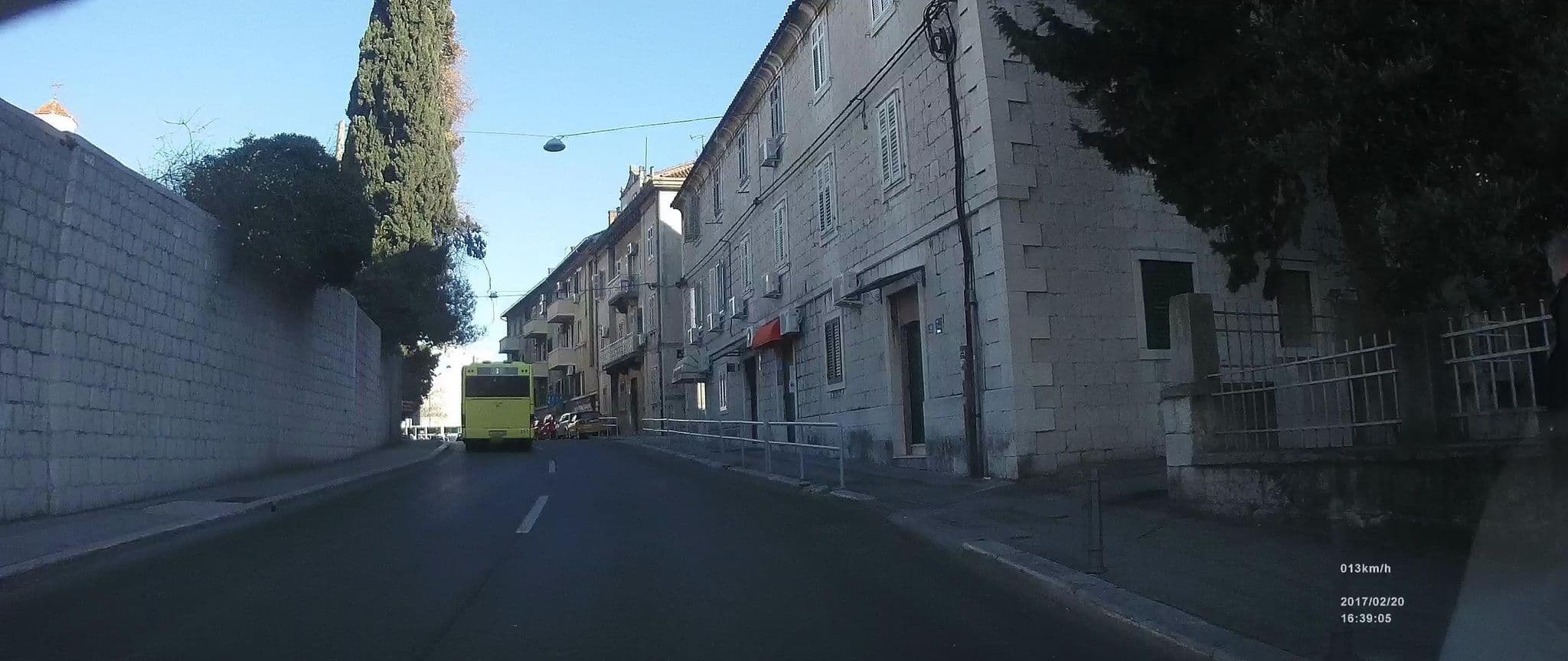 Street view near Apartments Emily, Split — © idelac (CC BY-SA · Mapillary)