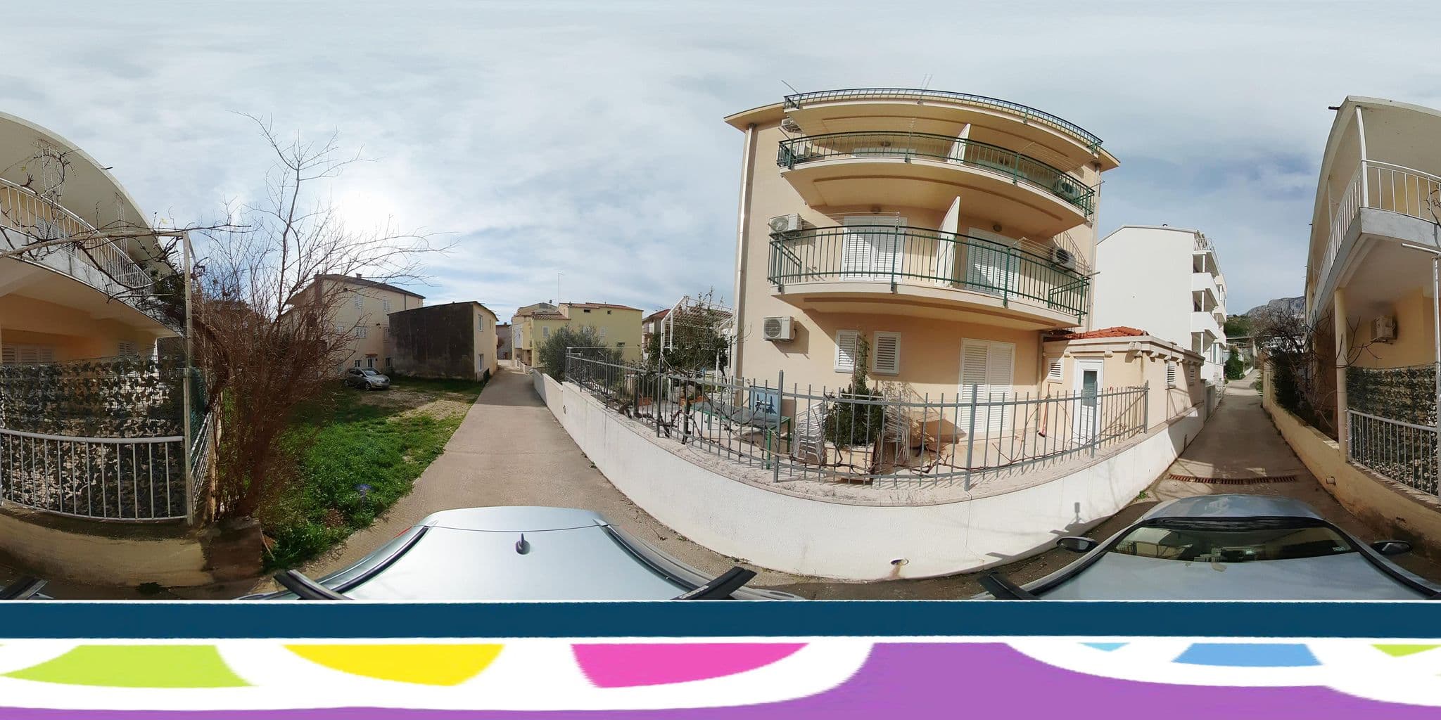 Street view near Apartmani Vela, Podgora — © SilvioBasic (CC BY-SA · Mapillary)