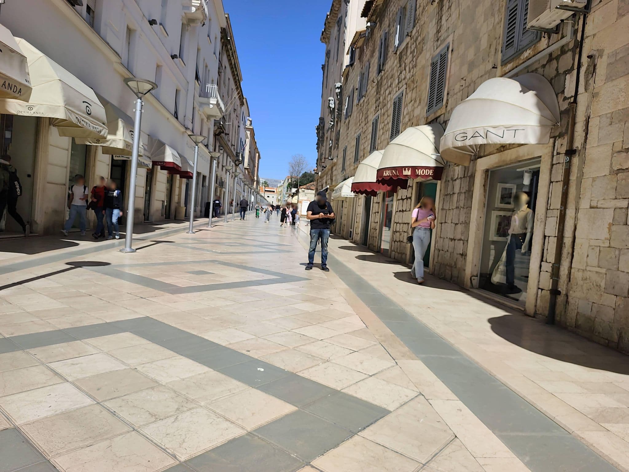 Street view near Vintage Central Apartments, Split — © Duro (CC BY-SA · Mapillary)